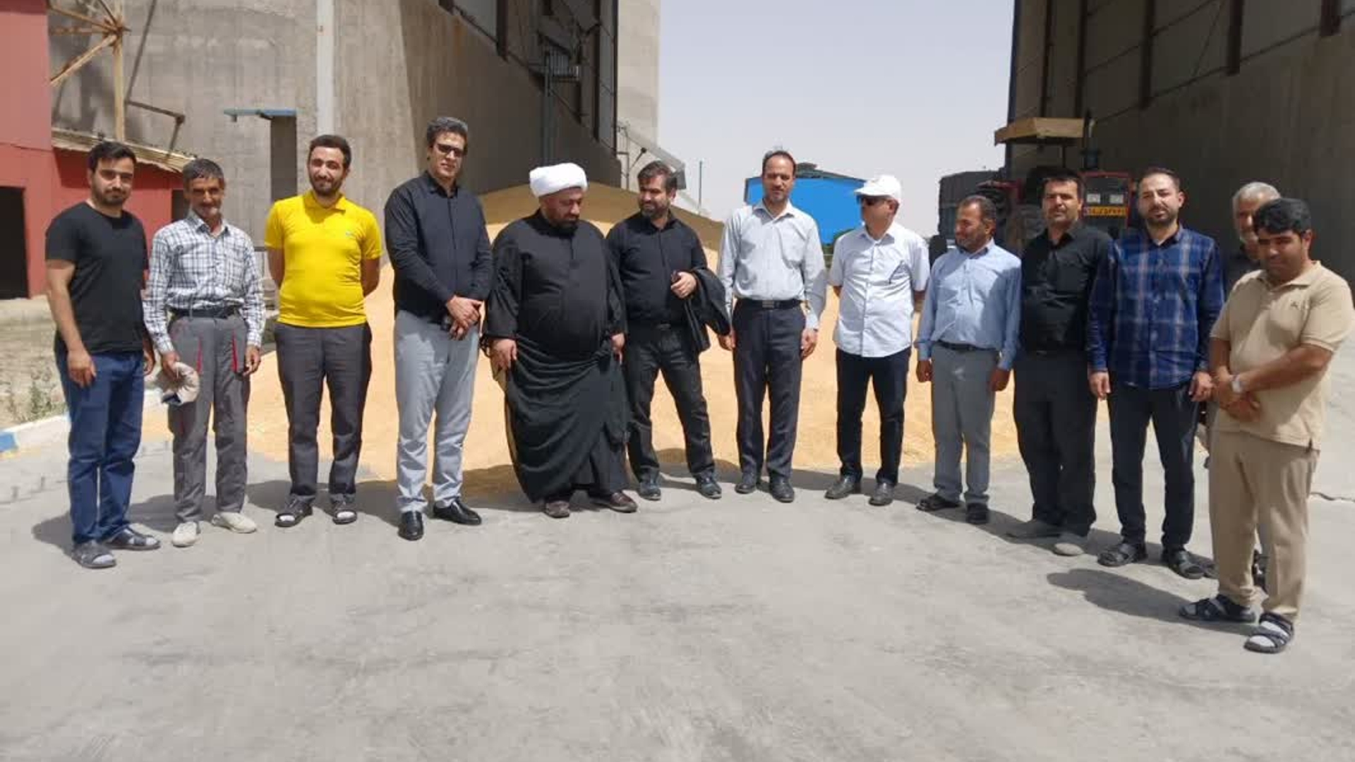 بازدید از سیلوی بذر باران شهرستان فراهان