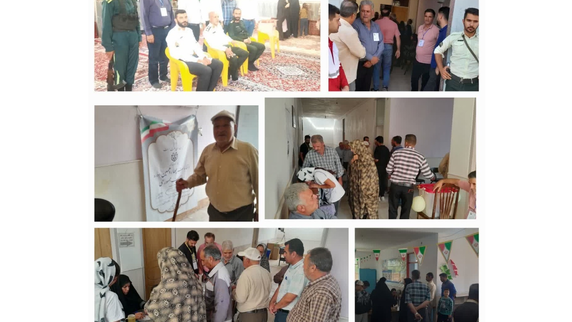 حضور مردم خرقان در انتخابات ریاست جمهوری