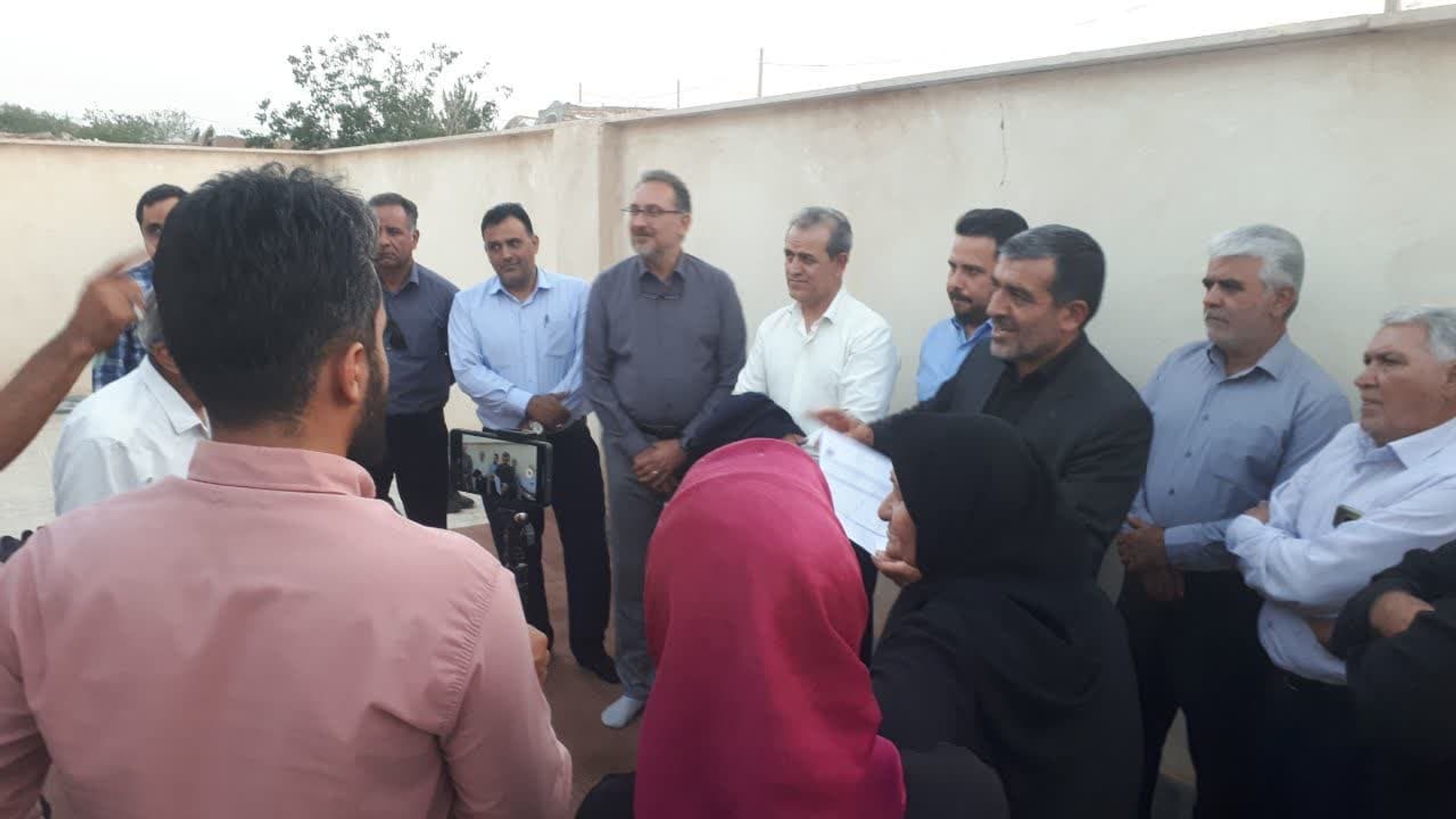 بازدید فرماندار از روستای سلطان احمدلو