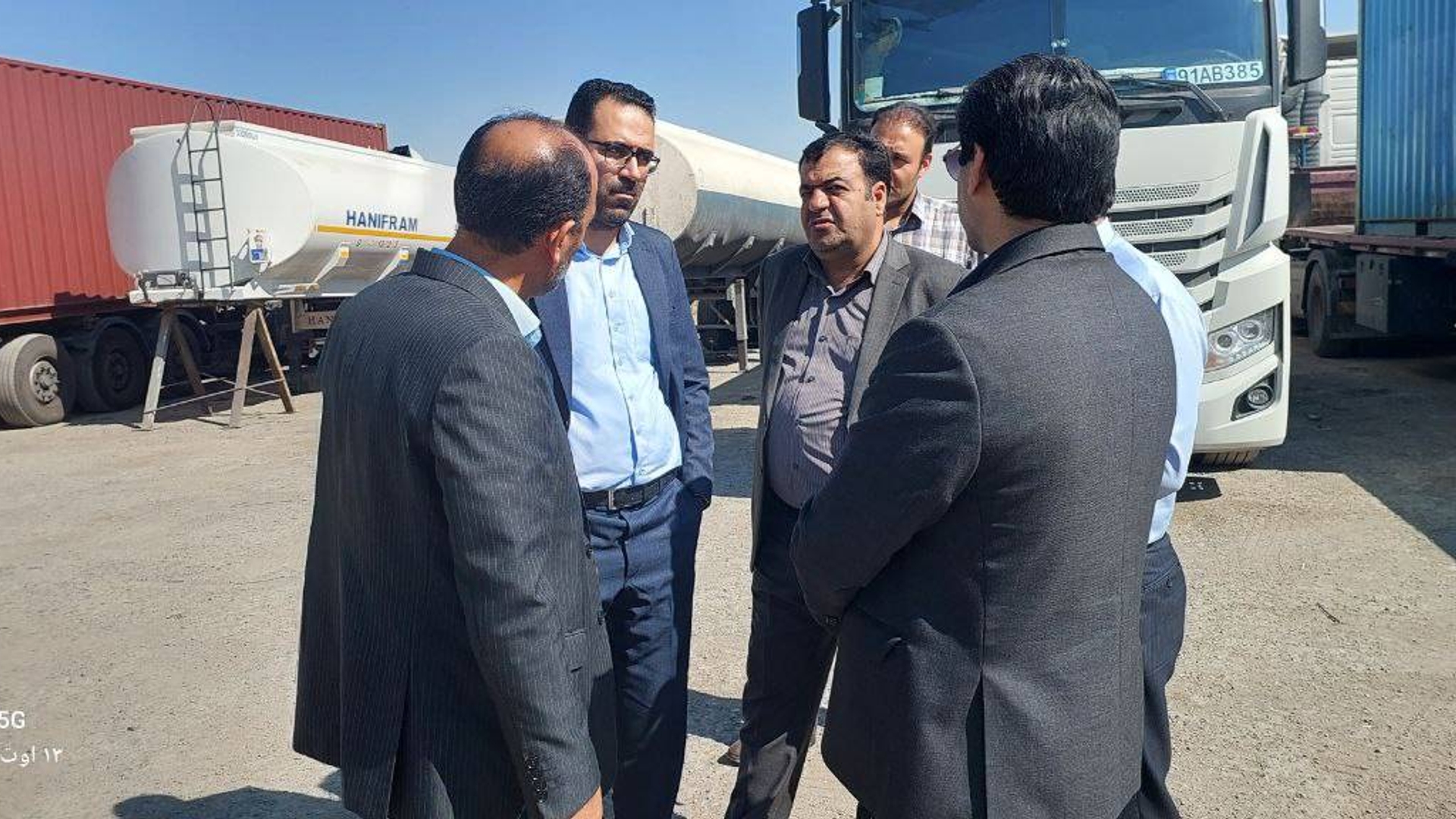 بازدیددبیر کمیسیون از محل استقرار محموله های صادراتی مشتقات نفتی