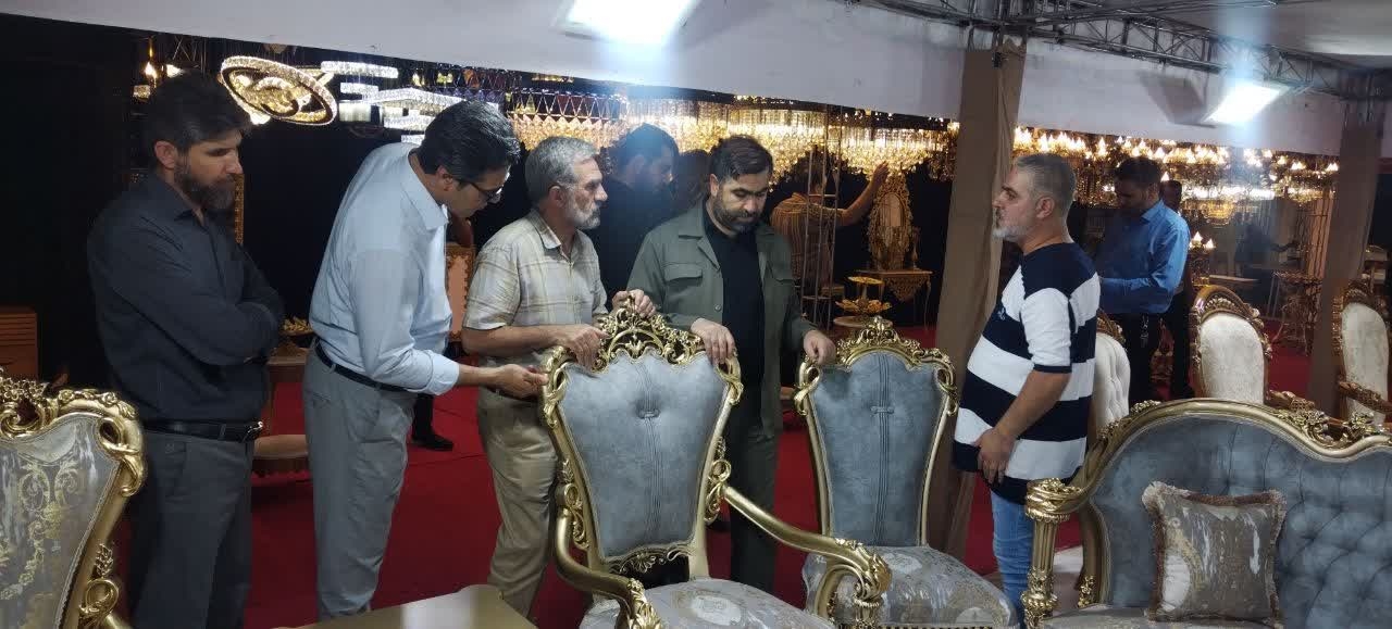 افتتاح نمایشگاه مبلمان و لوستر