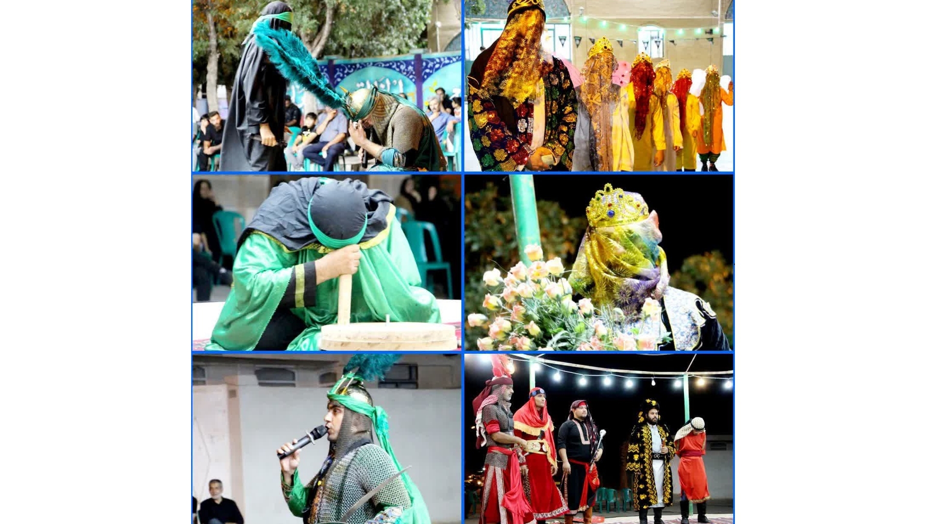 اجرای هشتمین سوگواره تعزیه شهرستان زرندیه