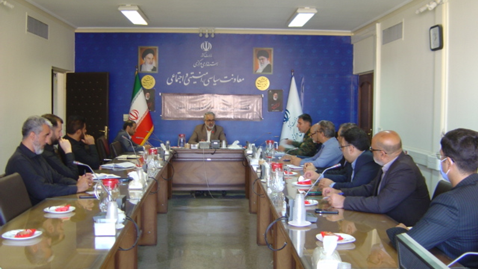 جلسه کمیسیون امنیت ورزشی استان ساعت 30 /7 صبح روز سه شنبه مورخ 1403/5/30 به ریاست آقای مبیّن مدیر کل امنیتی و انتظامی برگزار گردید.