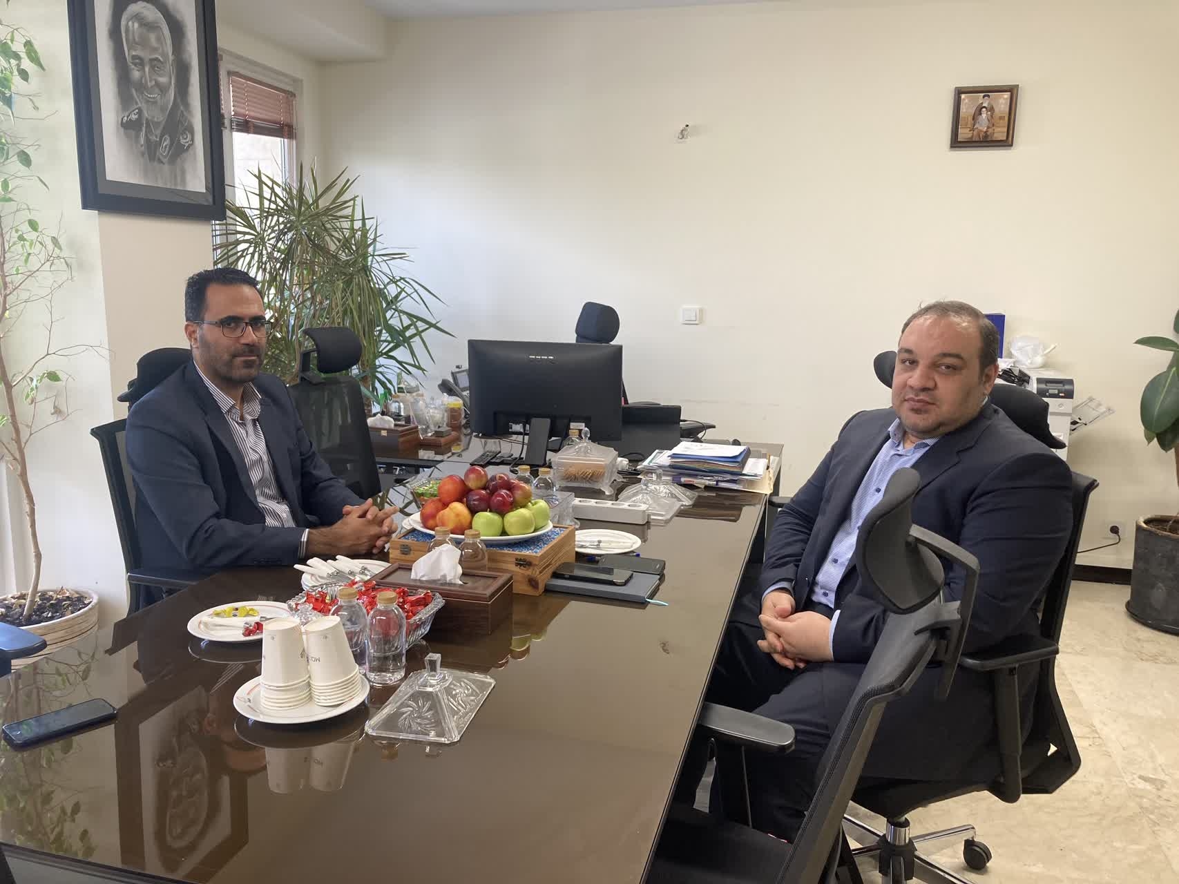 دیدار مدیرکل پدافند غیرعامل با معاون فنی شرکت ارتباطات سیار (همراه اول) کشور