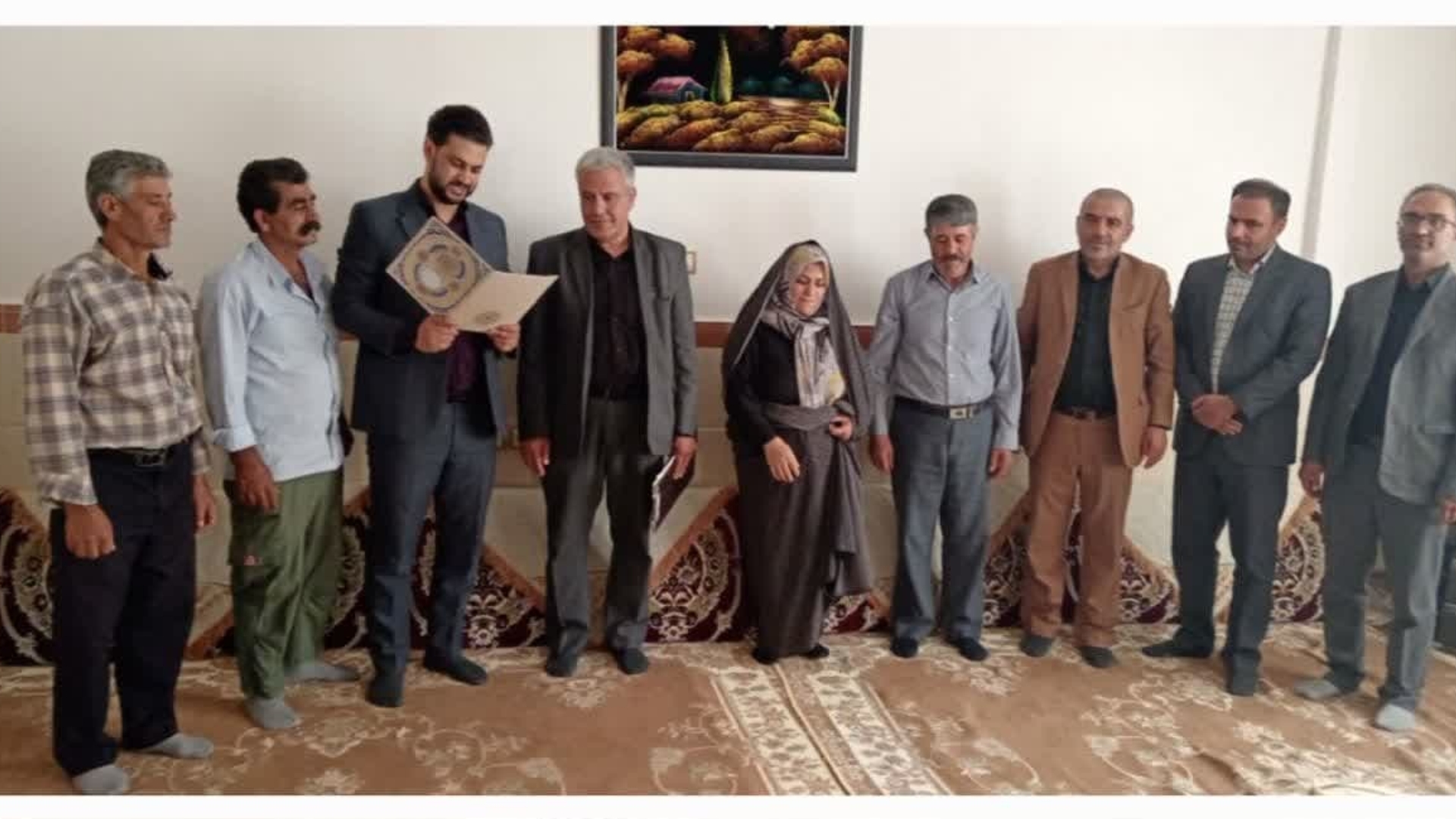 دیدار با آزاده سرافراز جناب آقای محمدکاظم اسماعیلی در روستای تیره