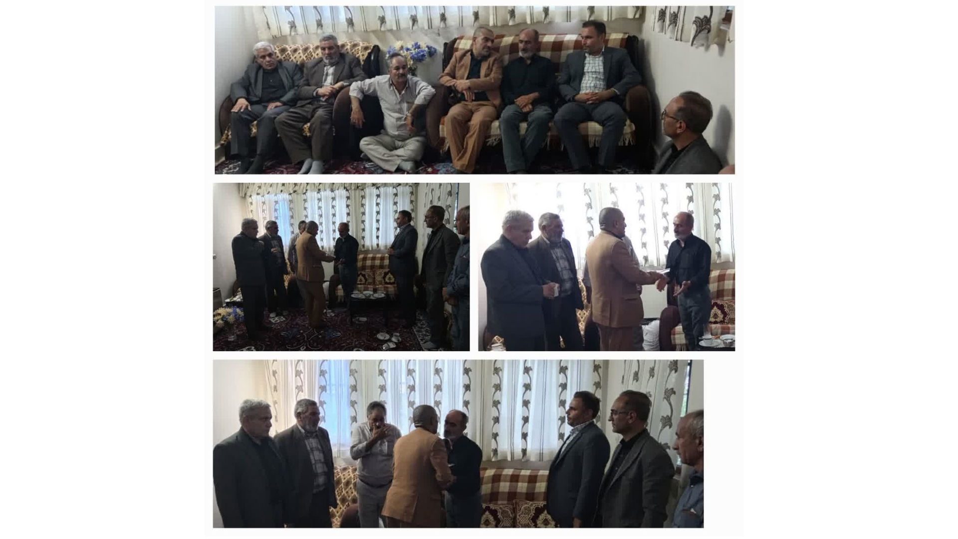 دیدار با آزاده سرافراز جناب آقای علی اکبر اسلامی در روستای چهارحد