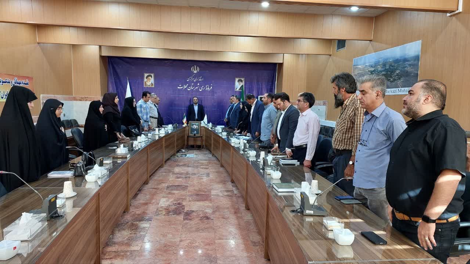 نشست فرماندار شهرستان محلات با خبرنگاران و فعالین فضای مجازی