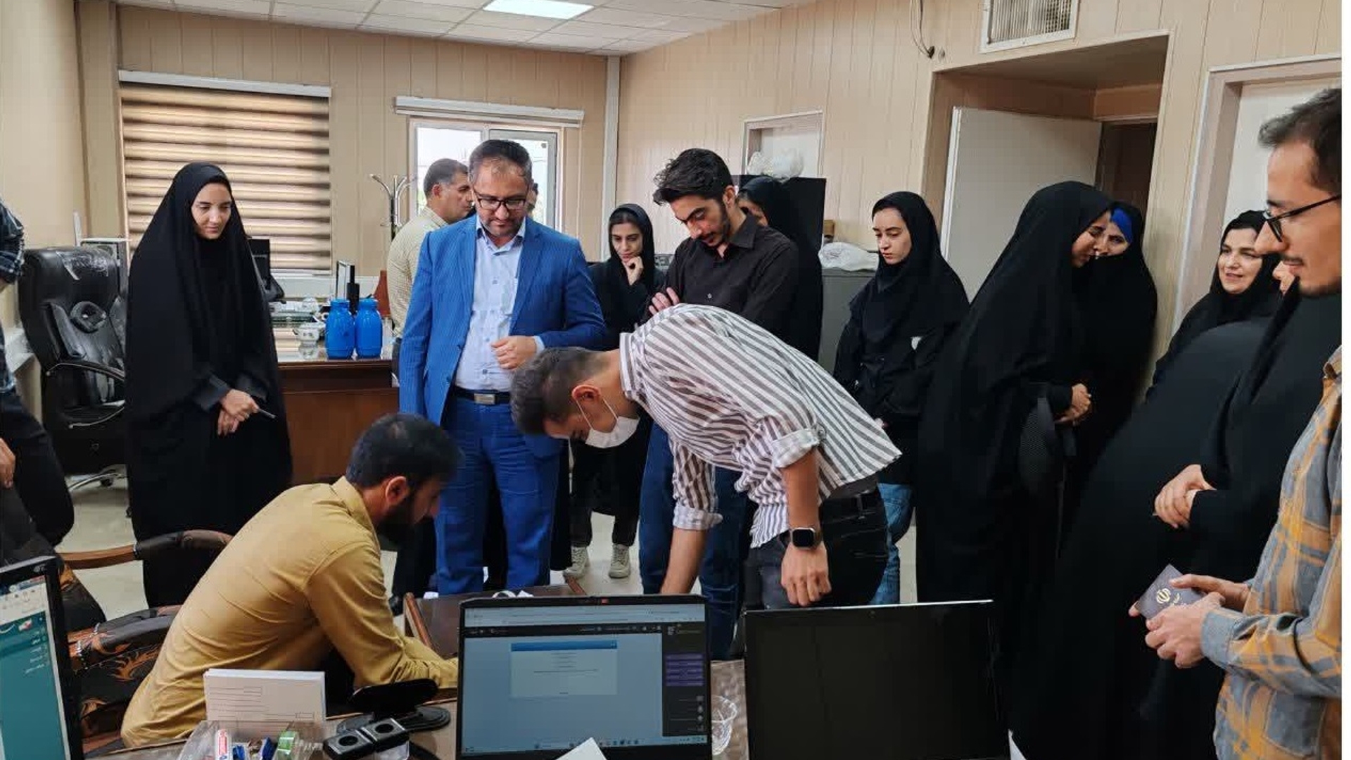 حضور و نظارت فرماندار بر مانور انتخابات چهاردهمین دوره ریاست جمهوری در شهرستان کمیجان