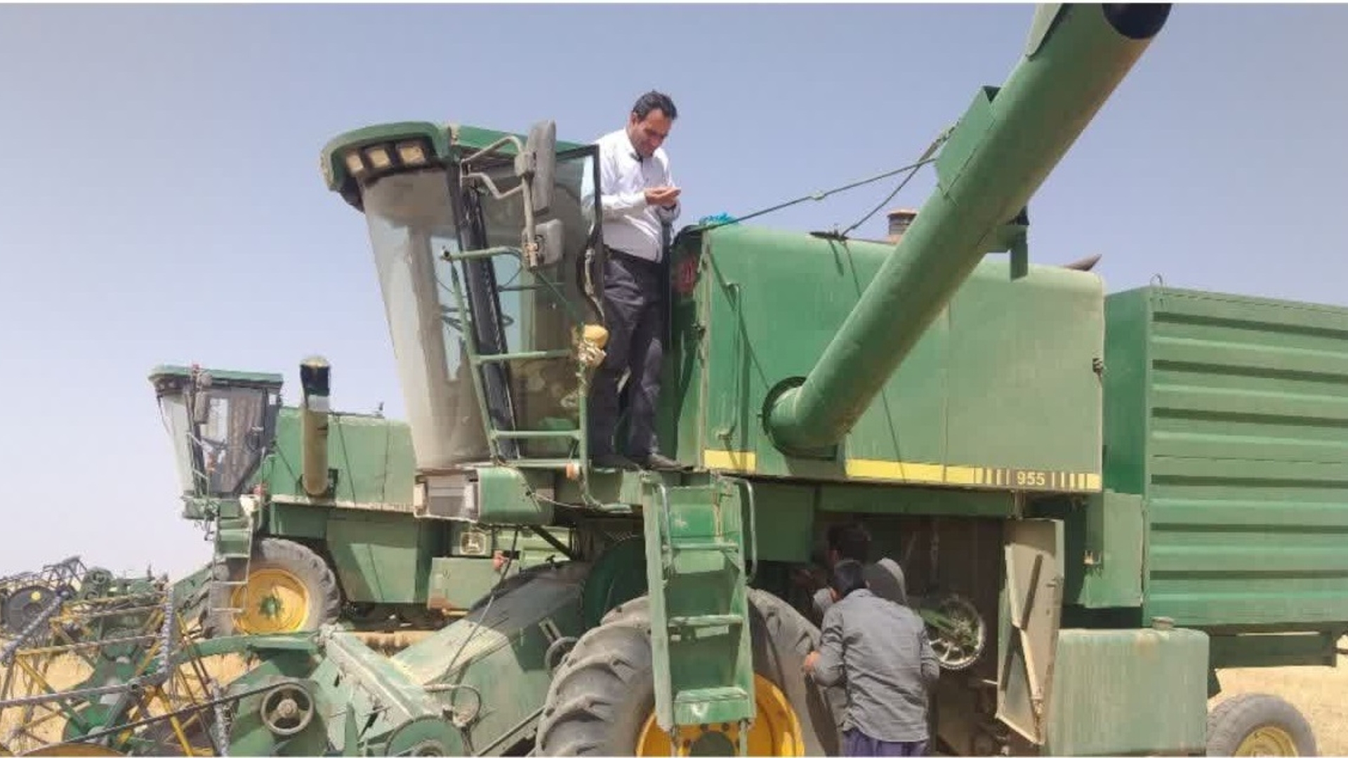 🔺️برداشت گندم از کشتزارهای شهرستان کمیجان آغاز شد