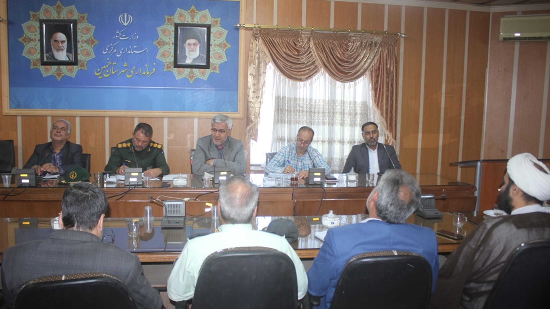 اولین جلسه هماهنگی گرامیداشت هفته دفاع مقدس در شهرستان خمین برگزار شد