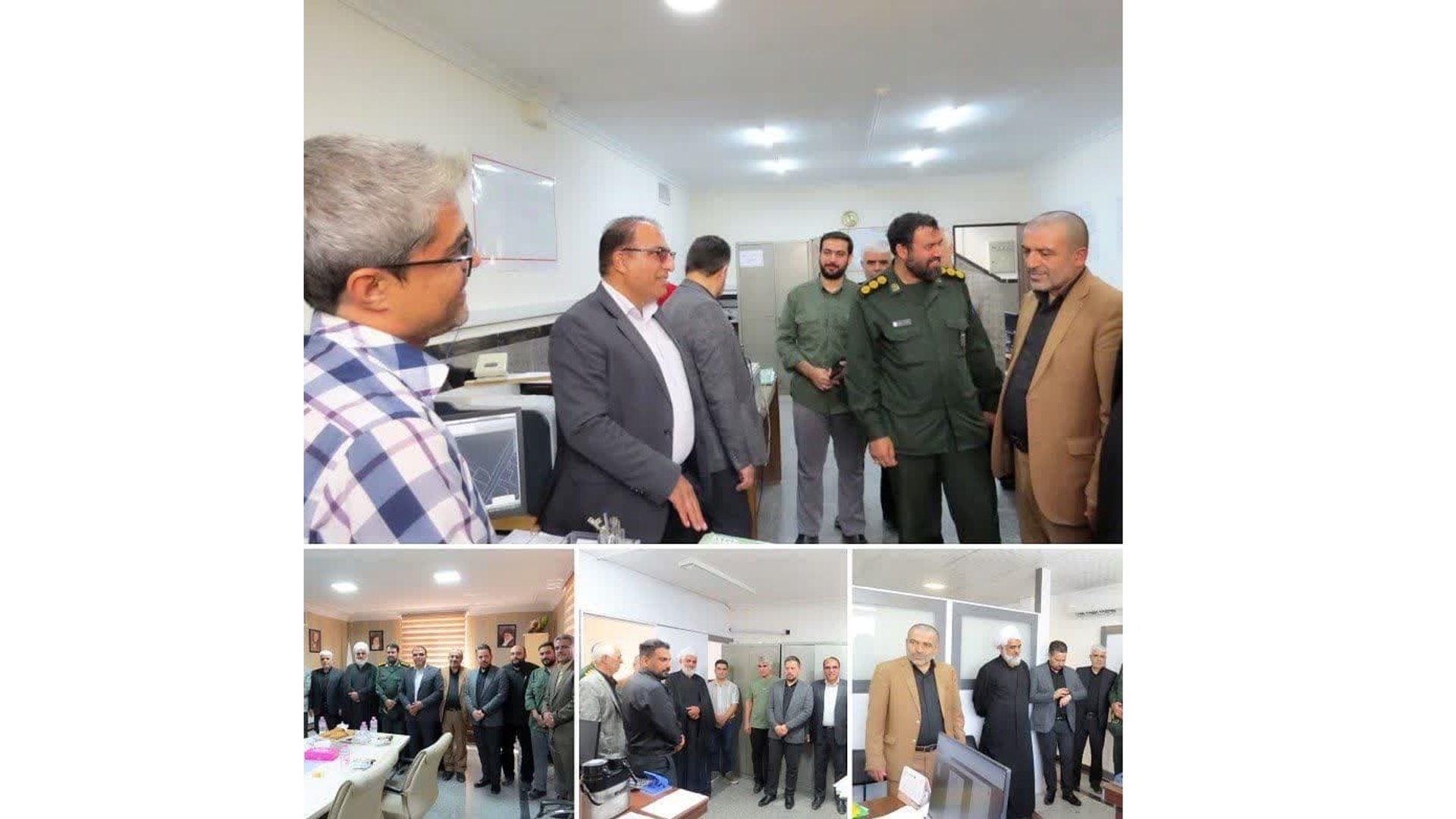 دیدار با شهردار و کارکنان شهرداری مأمونیه