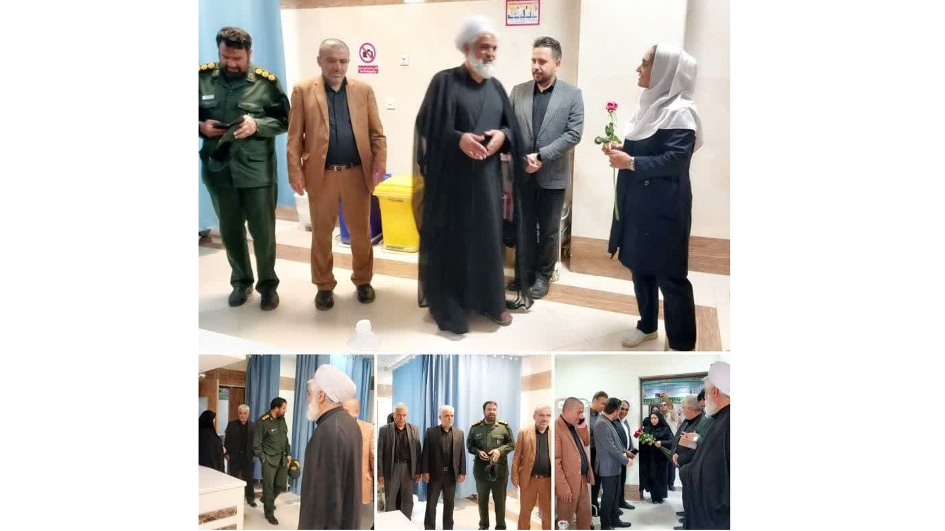 حضور در درمانگاه تامین اجتماعی و دیدار با کادر درمان