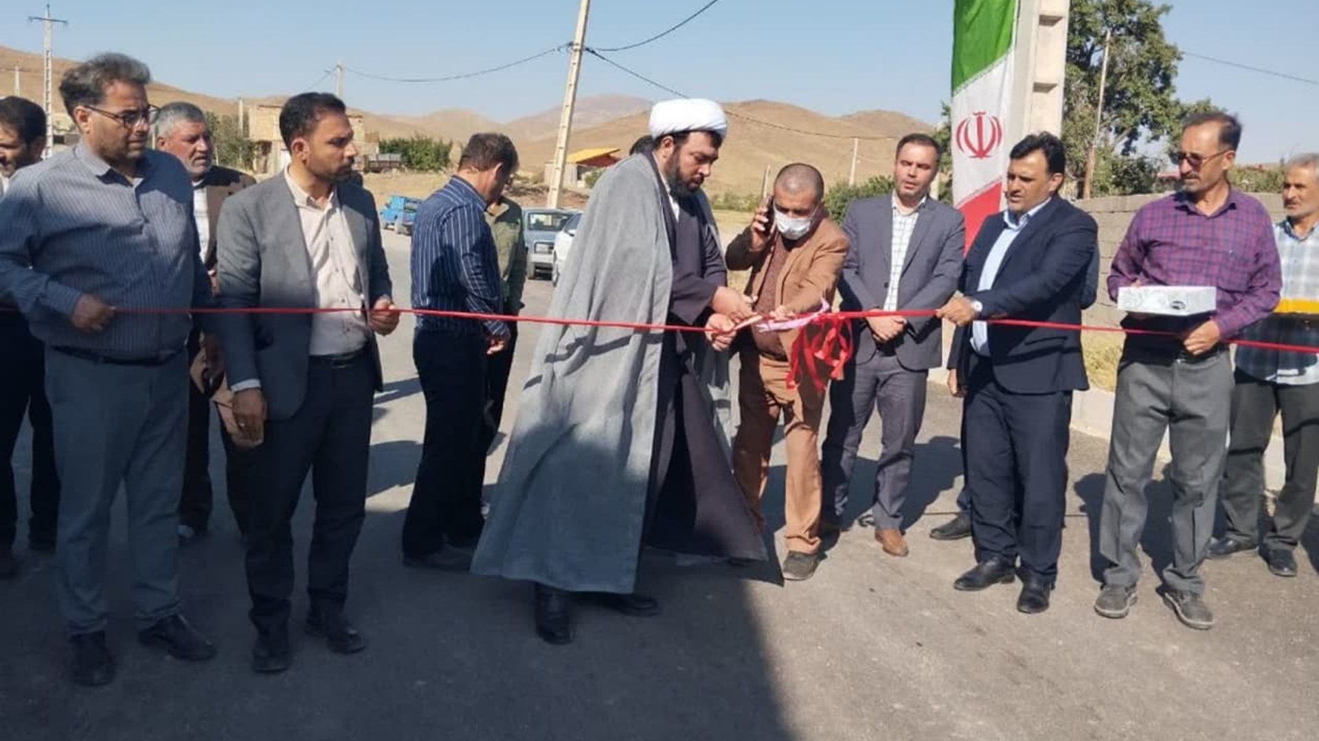 آیین افتتاح پروژه های عمرانی بخش خرقان