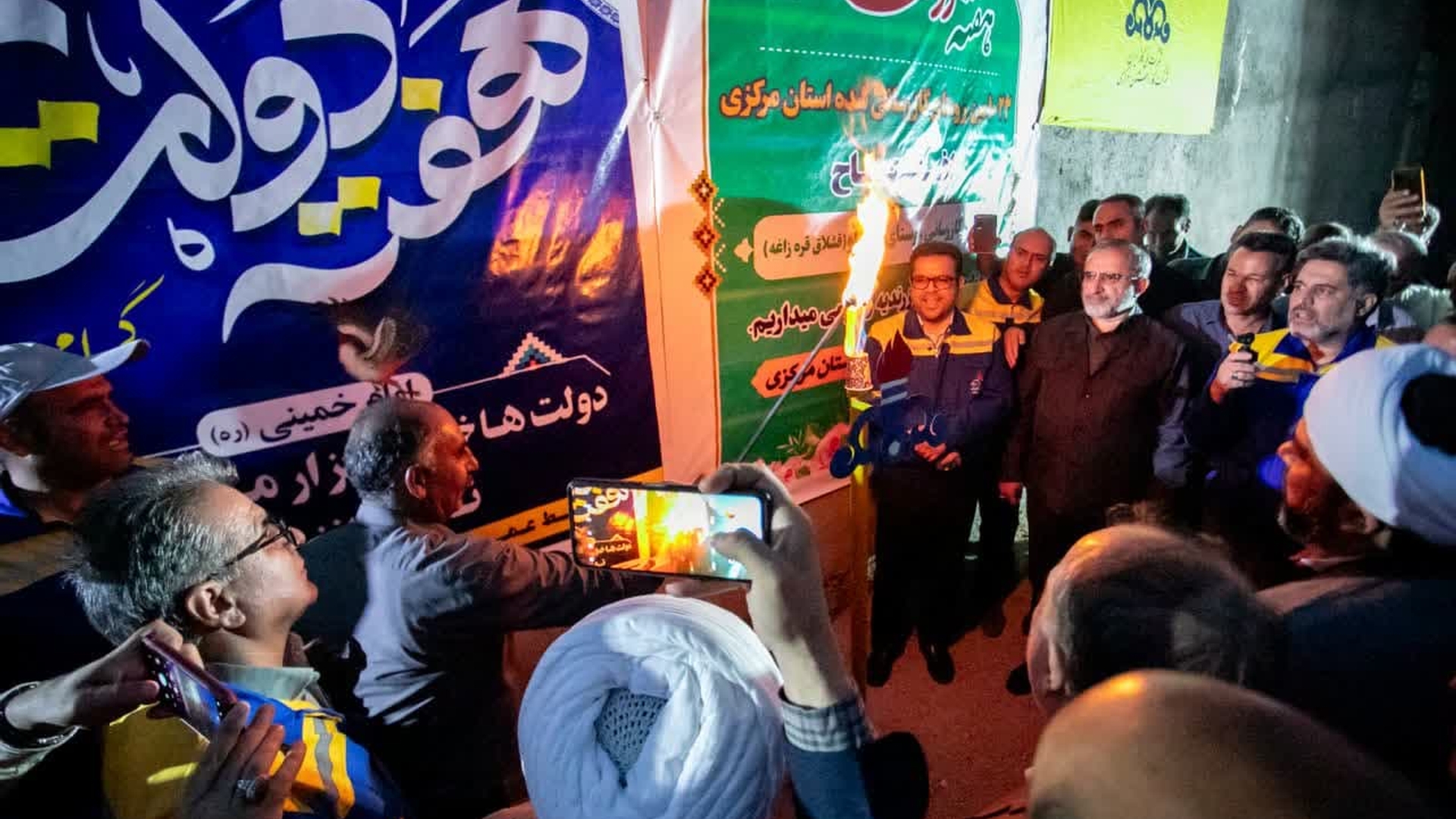 گاز به روستای راحتلو رسید/ یک هزار و ۲۳ روستای استان مرکزی بهره‌مند از نعمت گاز