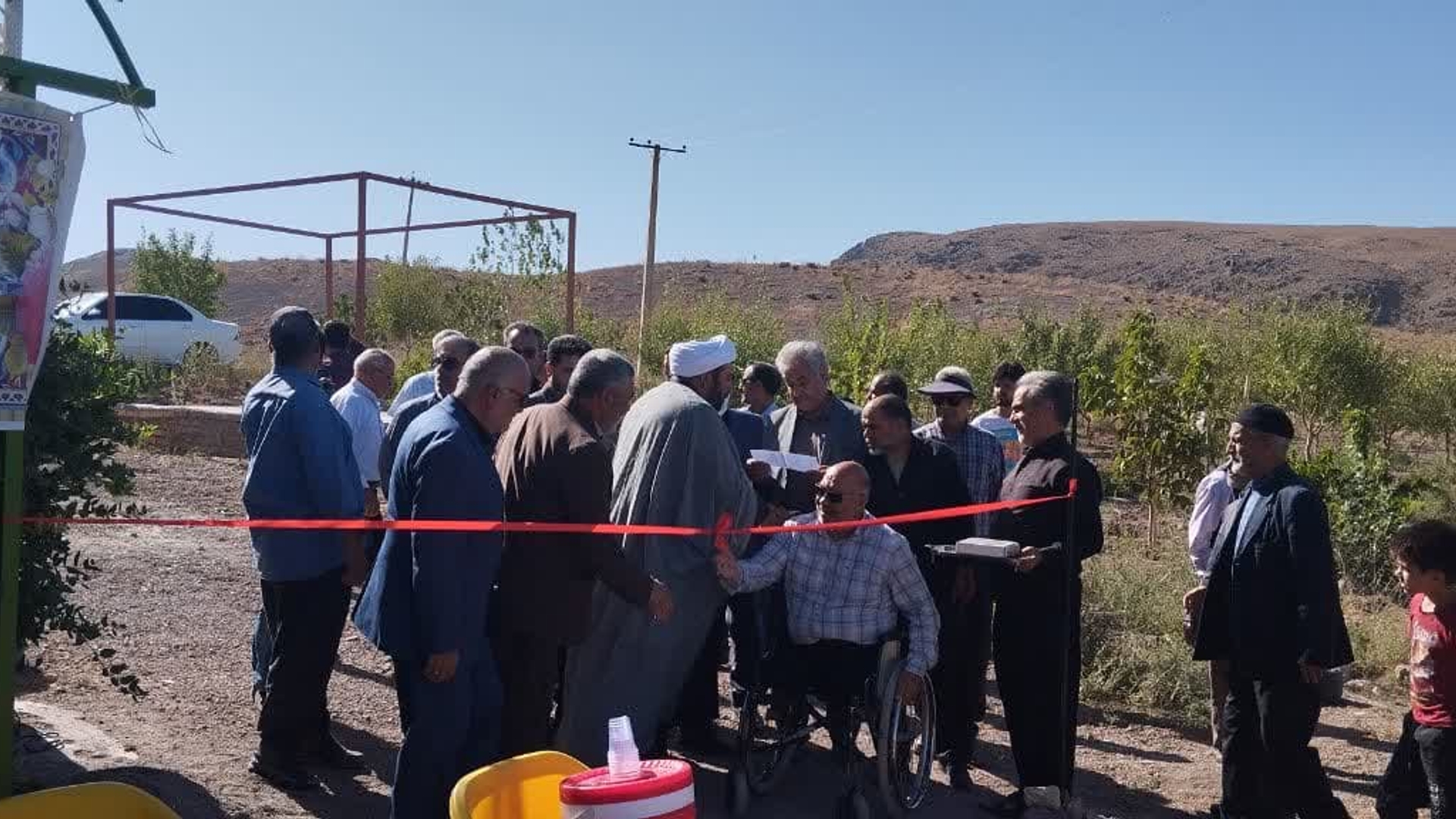 لوله گذاری آب کشاورزی روستای ورامه به بهره برداری رسید