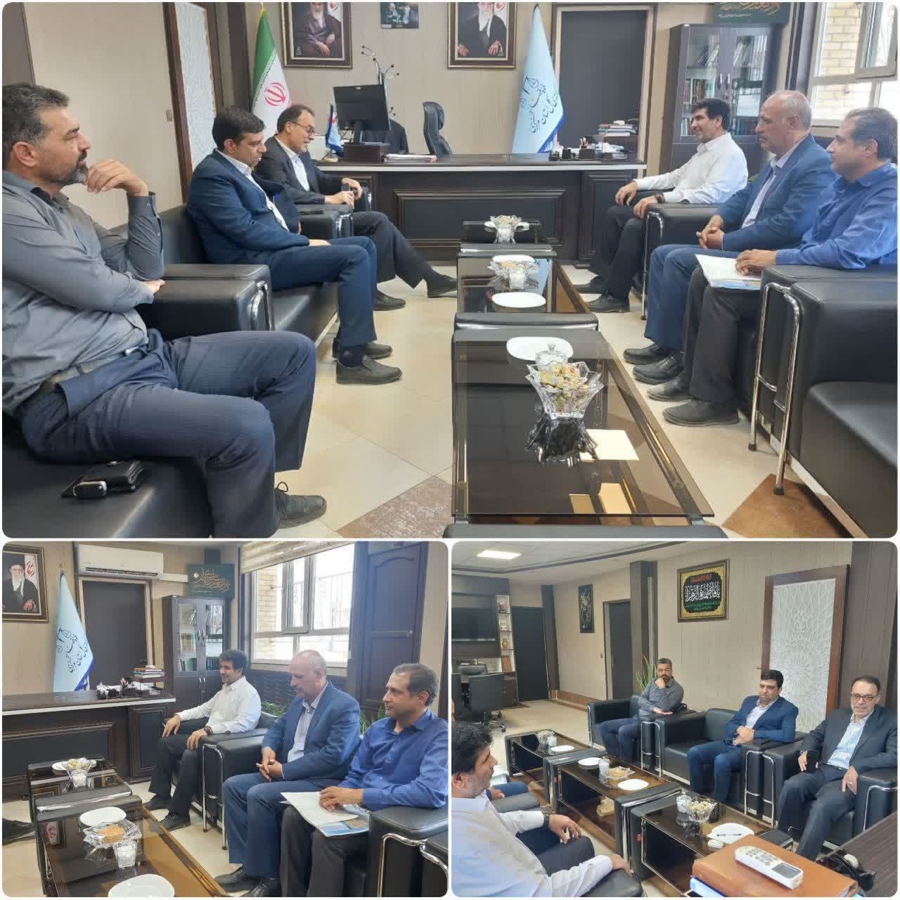 جلسه بررسی مسائل ومشکلات محور فراهان در دفتر دادستان