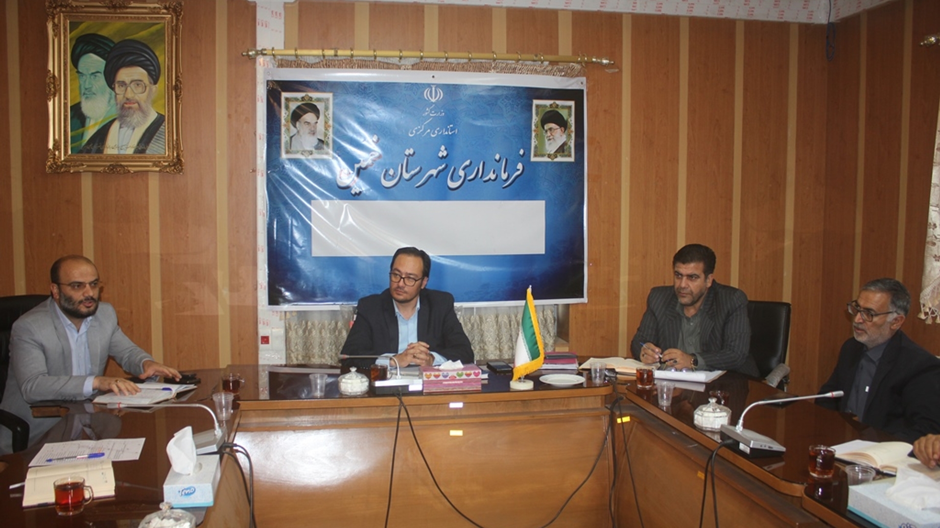 ششمین جلسه کارگروه پیشگیری از ساخت و ساز غیر مجاز در شهرستان خمین در سال 1403 برگزار شد