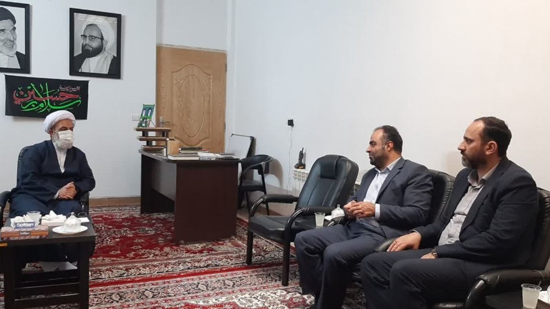 دیدار فرماندار و معاون سیاسی فرماندار با امام جمعه محلات