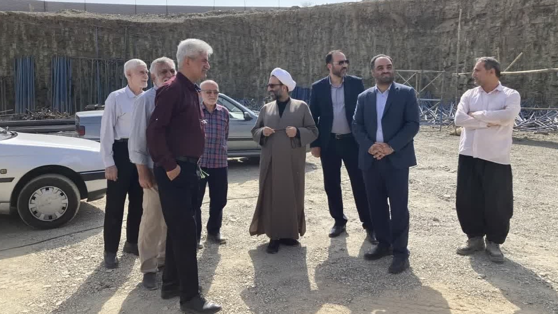 بررسی میدانی وضعیت پروژه بیمارستان جدیدالاحداث