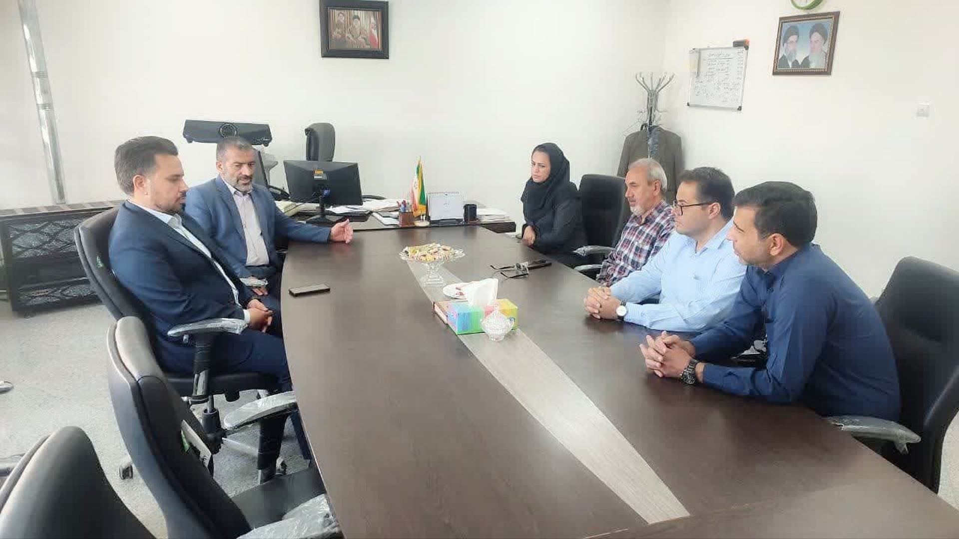 دیدار فرماندار به مناسبت هفته ی تعاون