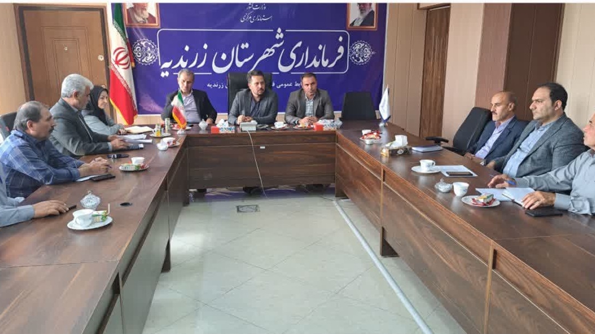 جلسه کارگروه آرد و نان شهرستان زرندیه