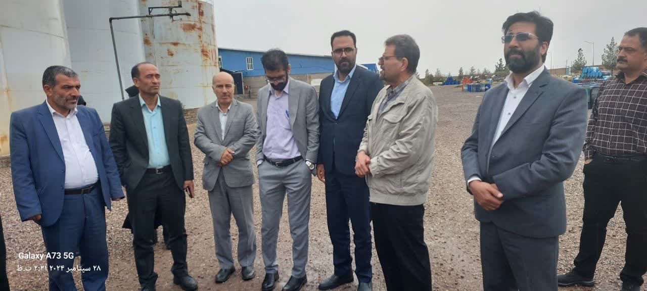 بازدید از شرکت روشن شیمی شهرستان زرندیه