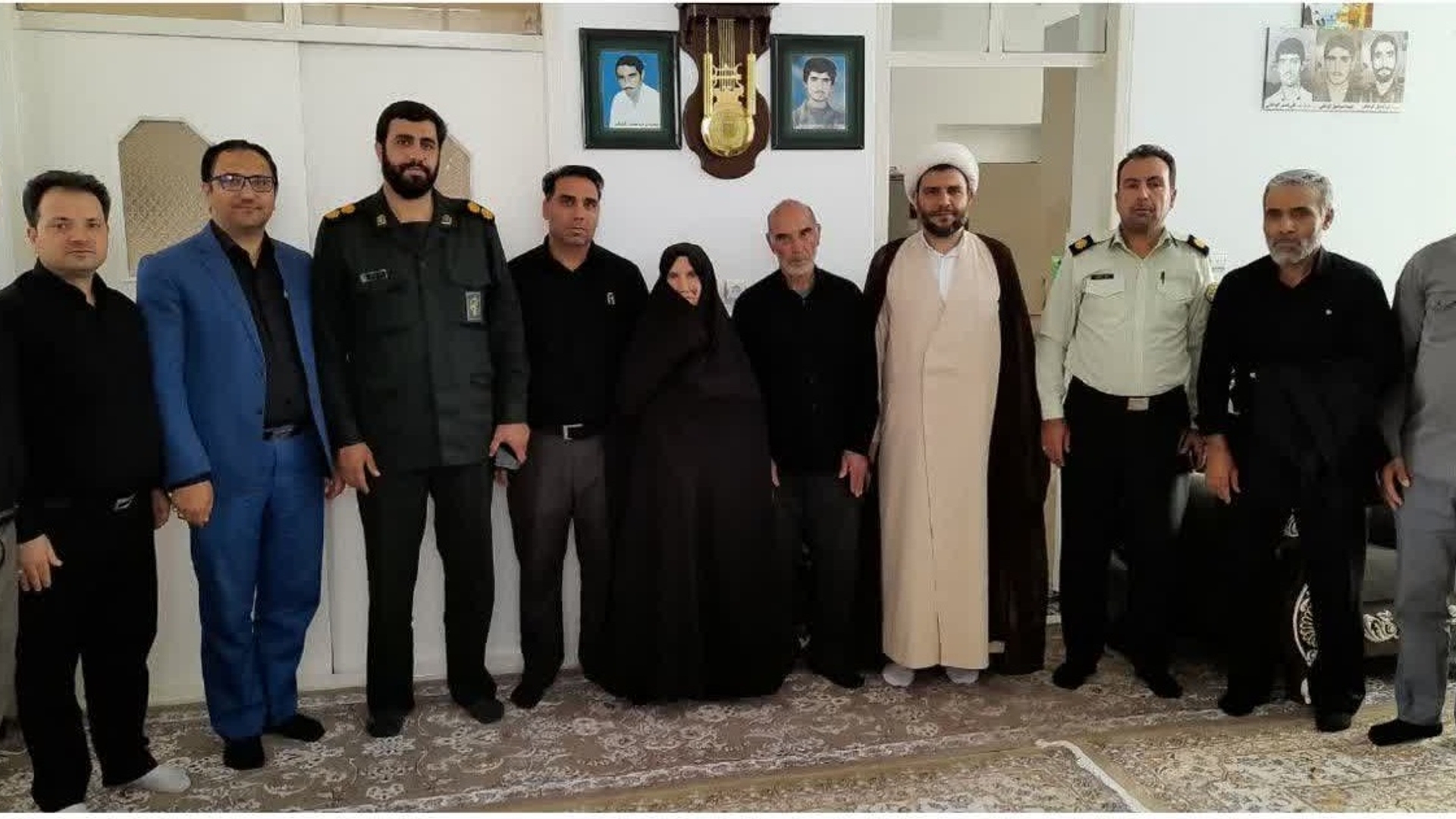 دیدار مسئولین شهرستان کمیجان با والدین معزز شهیدان والامقام حسنی و کوخایی