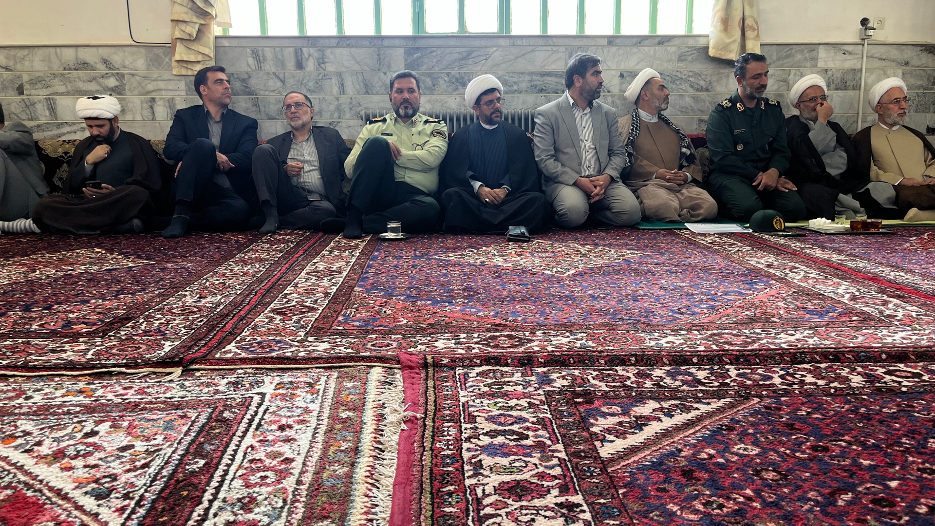 استقبال سید مجتبی آل یاسین معاونت توسعه مدیریت و منابع استانداری از دادستان کل کشور آیت الله موحدی فراهانی