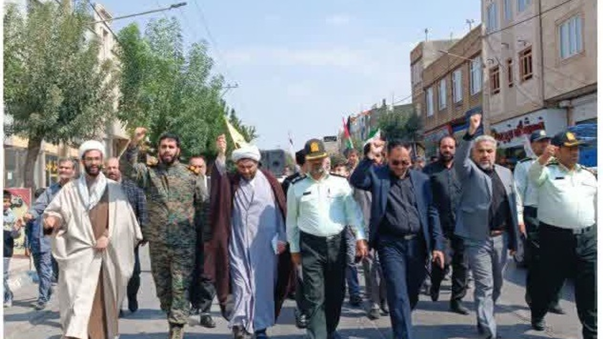 #گزارش_تصویری تجمع مردمی شهرستان کمیجان در حمایت از ملت مظلوم فلسطین و لبنان و محکومیت ترور شهید سید حسن نصرالله