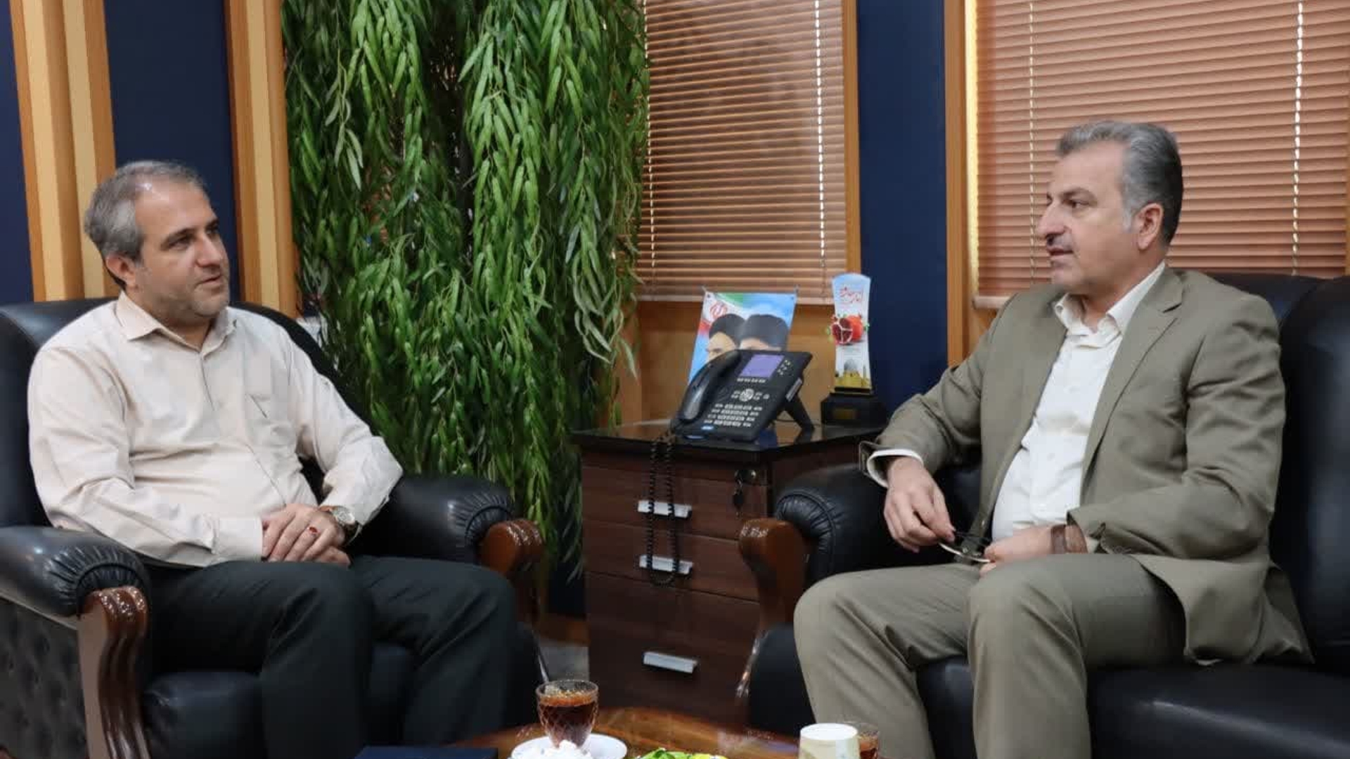 دیدار مدیرعامل پست بانک استان مرکزی با معاون استاندار و فرماندار ویژه شهرستان ساوه