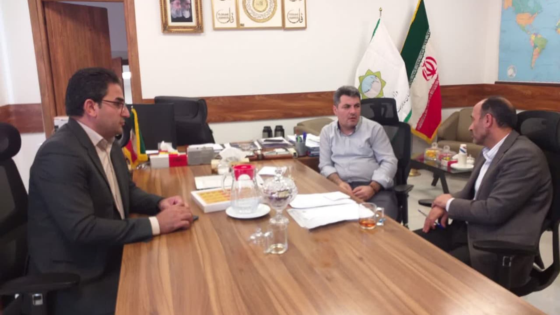 جلسه اعتبارات مدیریت بحران استان مرکزی با سازمان مدیریت بحران کشور