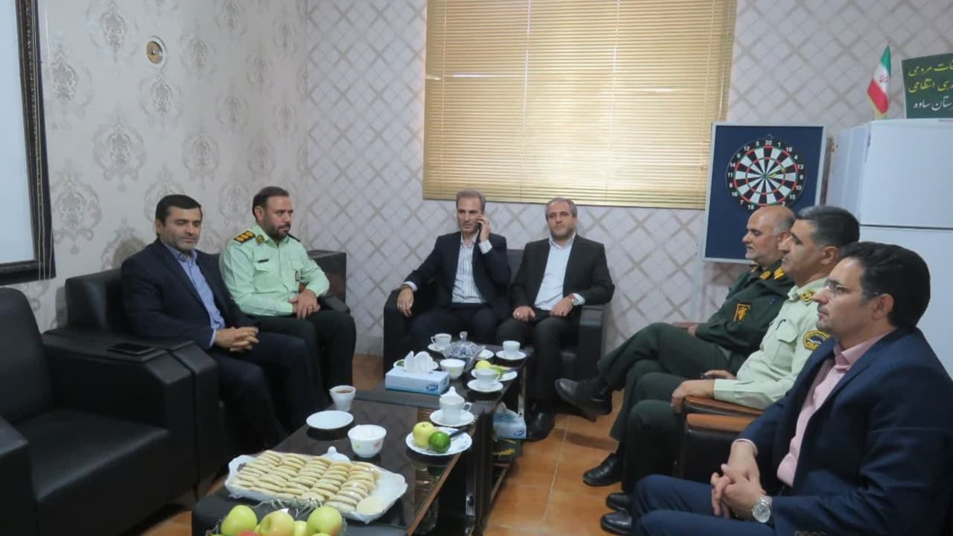 دیدار با فرماندهی انتظامی شهرستان ساوه