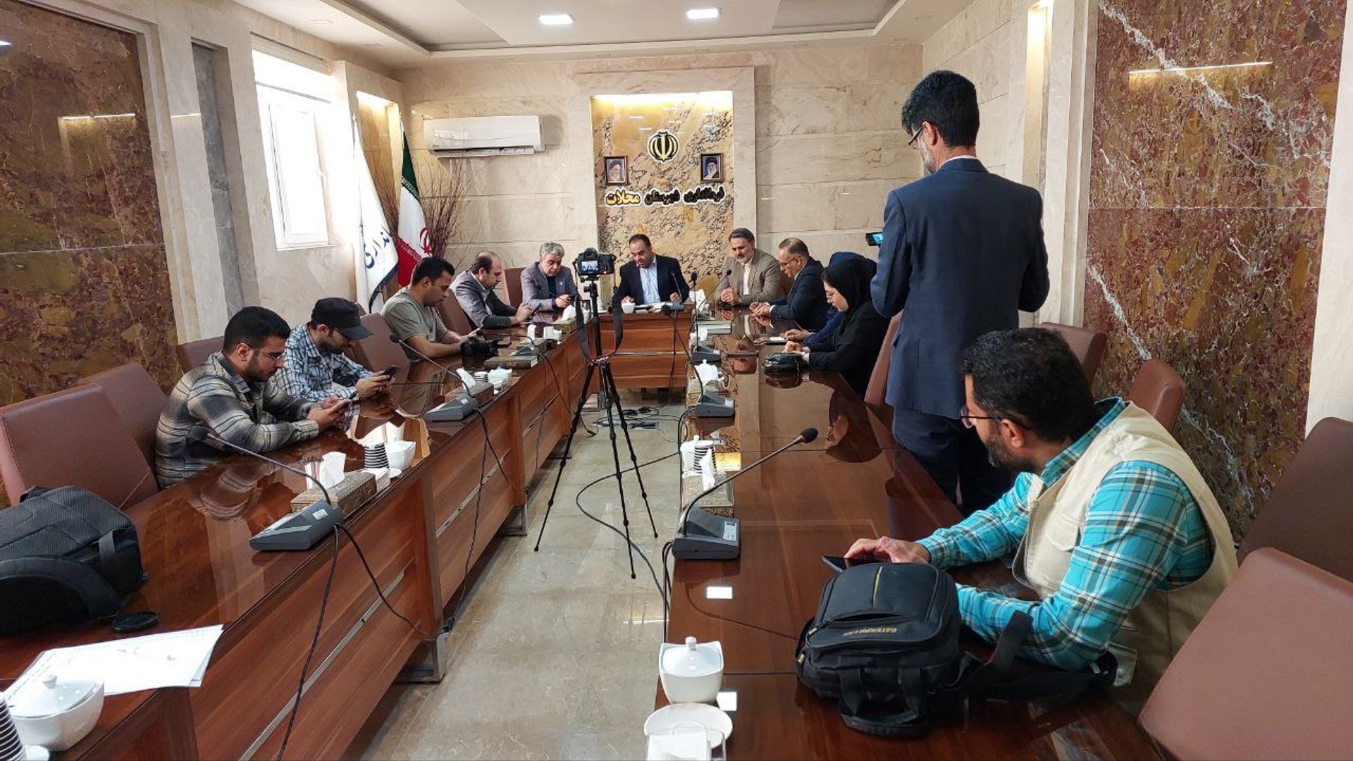 نشست خبری شانزدهمین نمایشگاه بین‌المللی سنگ ایران برگزار شد.