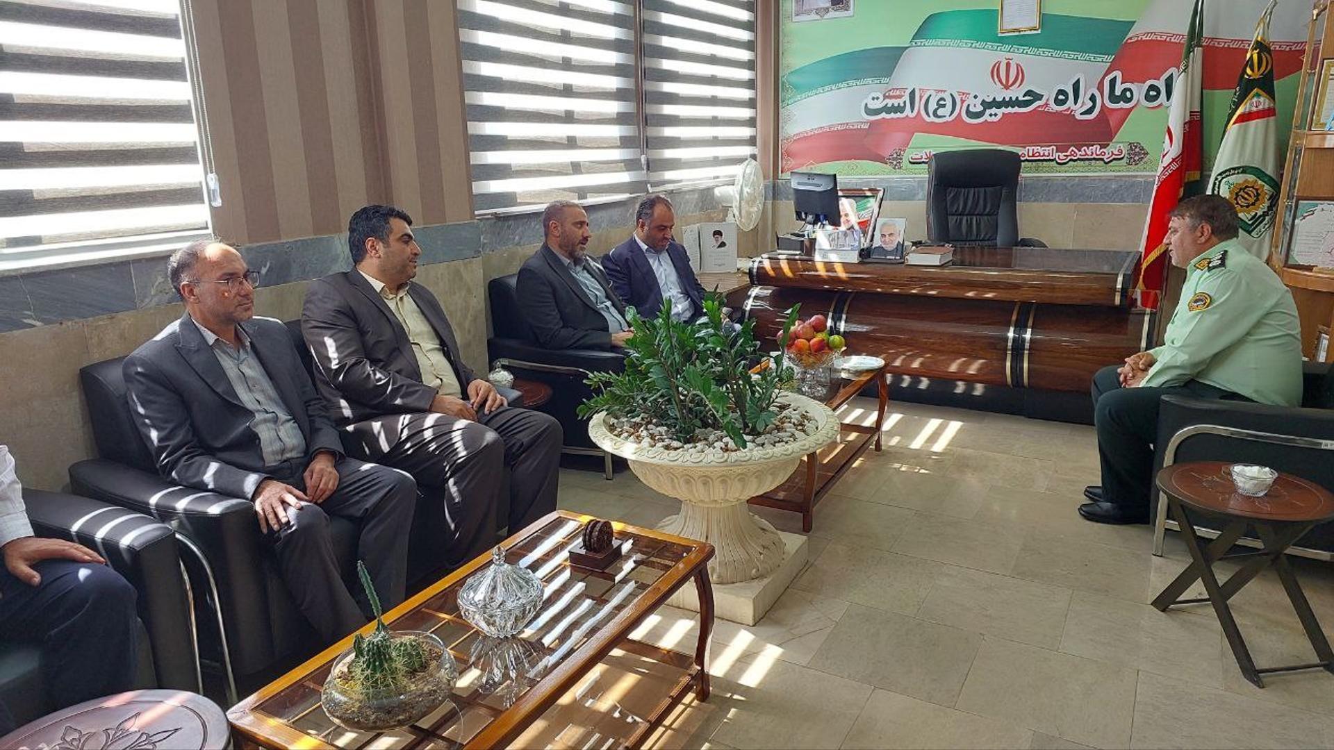 دیدار با فرمانده انتظامی شهرستان محلات