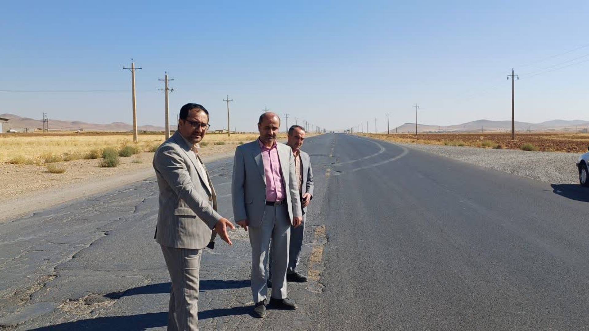 بررسی میدانی مشکلات و نواقص محور کمیجان - سمقاور