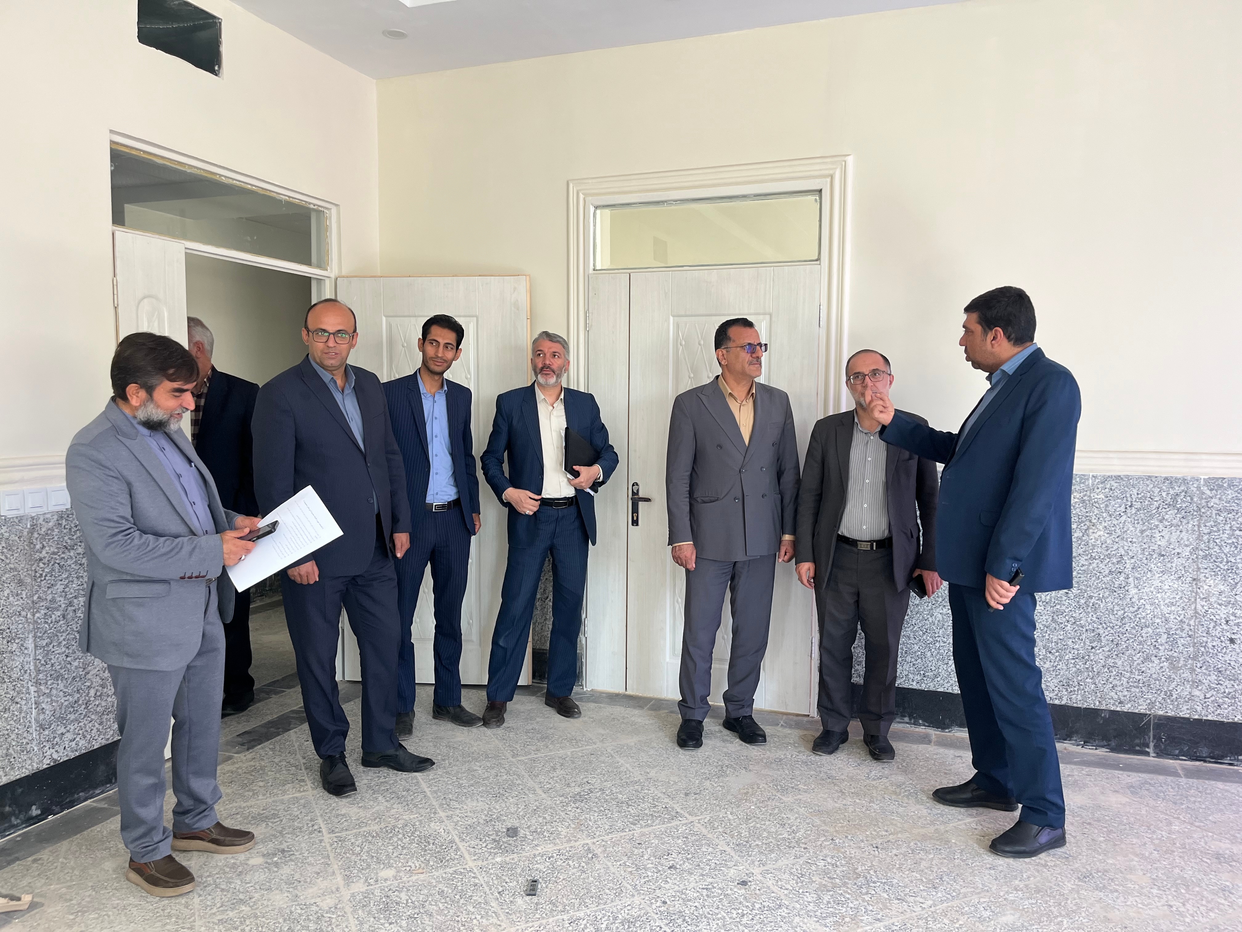 بازدید از مجتمع اداری بخشداری معصومیه