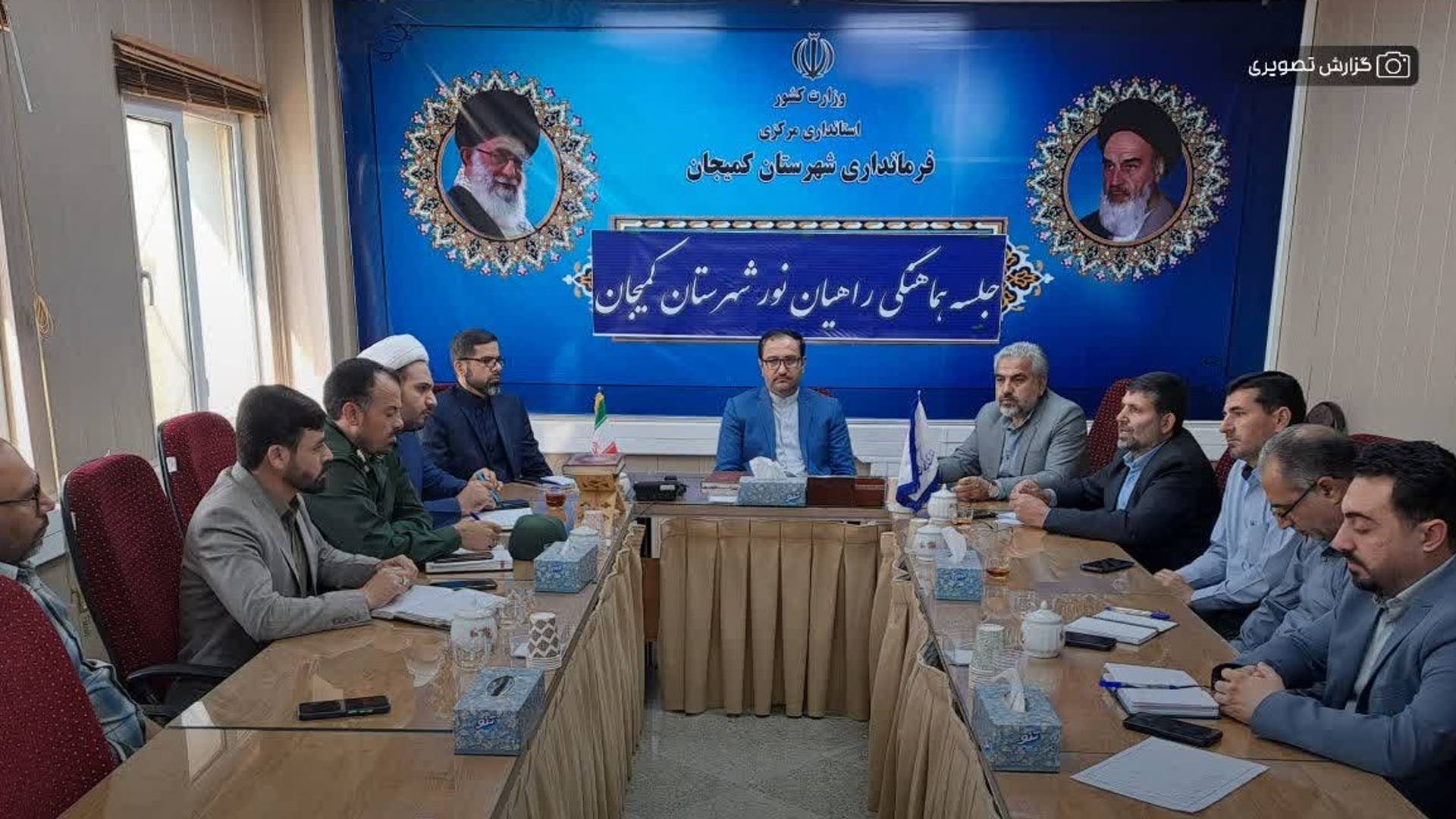 اعزام ۲۵۰ نفر از دانش آموزان شهرستان کمیجان به مناطق جنگی در قالب اردوی راهیان نور