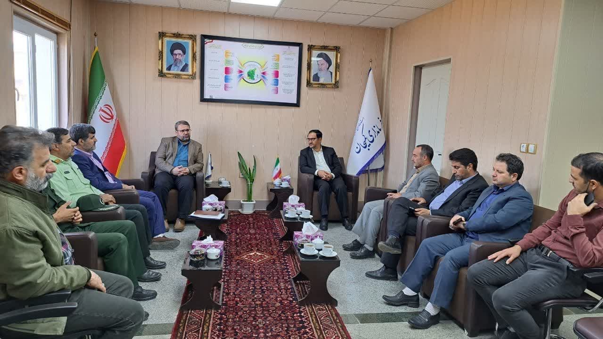 تکریم و معارفه مسئول  دفتر خبری صداوسیما در شهرستان  کمیجان