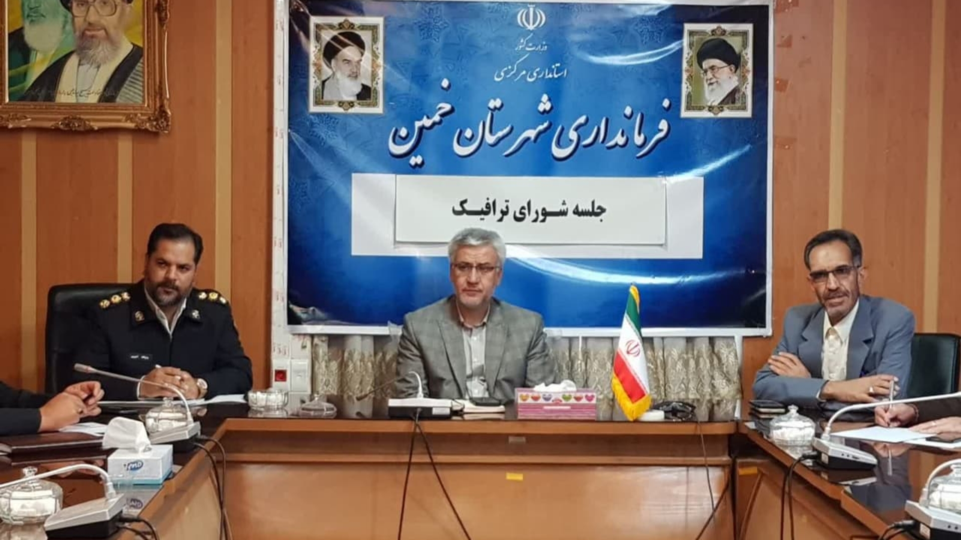 هشتمین جلسه شورای ترافیک شهرستان خمین در سال 1403 برگزار شد