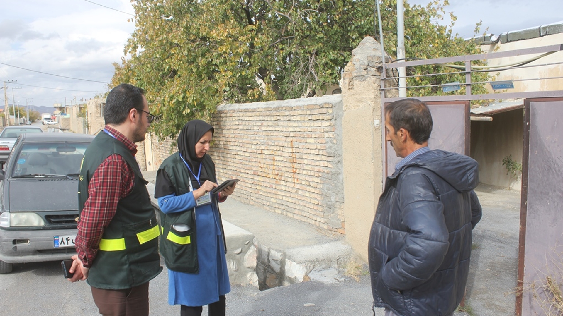 معاون فنی و آموزشی سرشماری عمومی کشاورزی خمین از تعدادی از روستاهای شهرستان بازدید کرد
