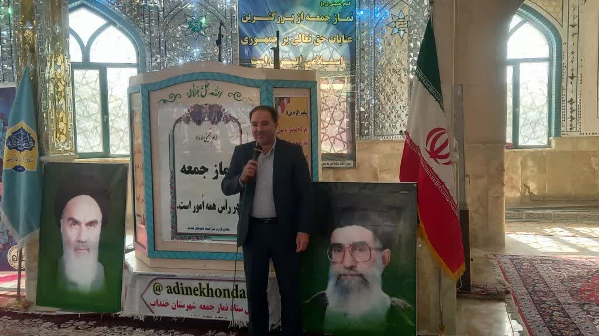 تبیین و تشریح سرشماری عمومی کشاورزی در بین الصلاتین نماز جمعه  توسط فرماندار