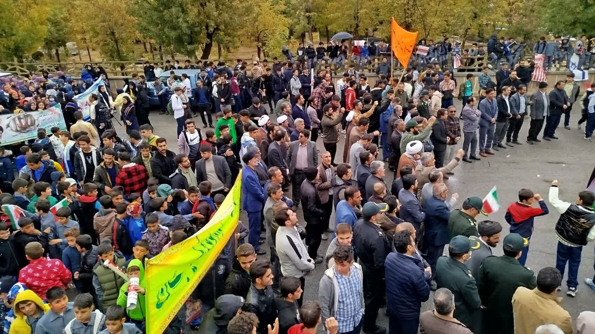 گزارش تصویری راهپیمایی روز ۱۳ آبان کمیجان