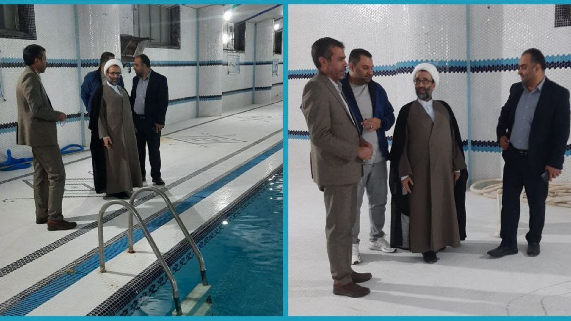 بازدید از استخر محلات