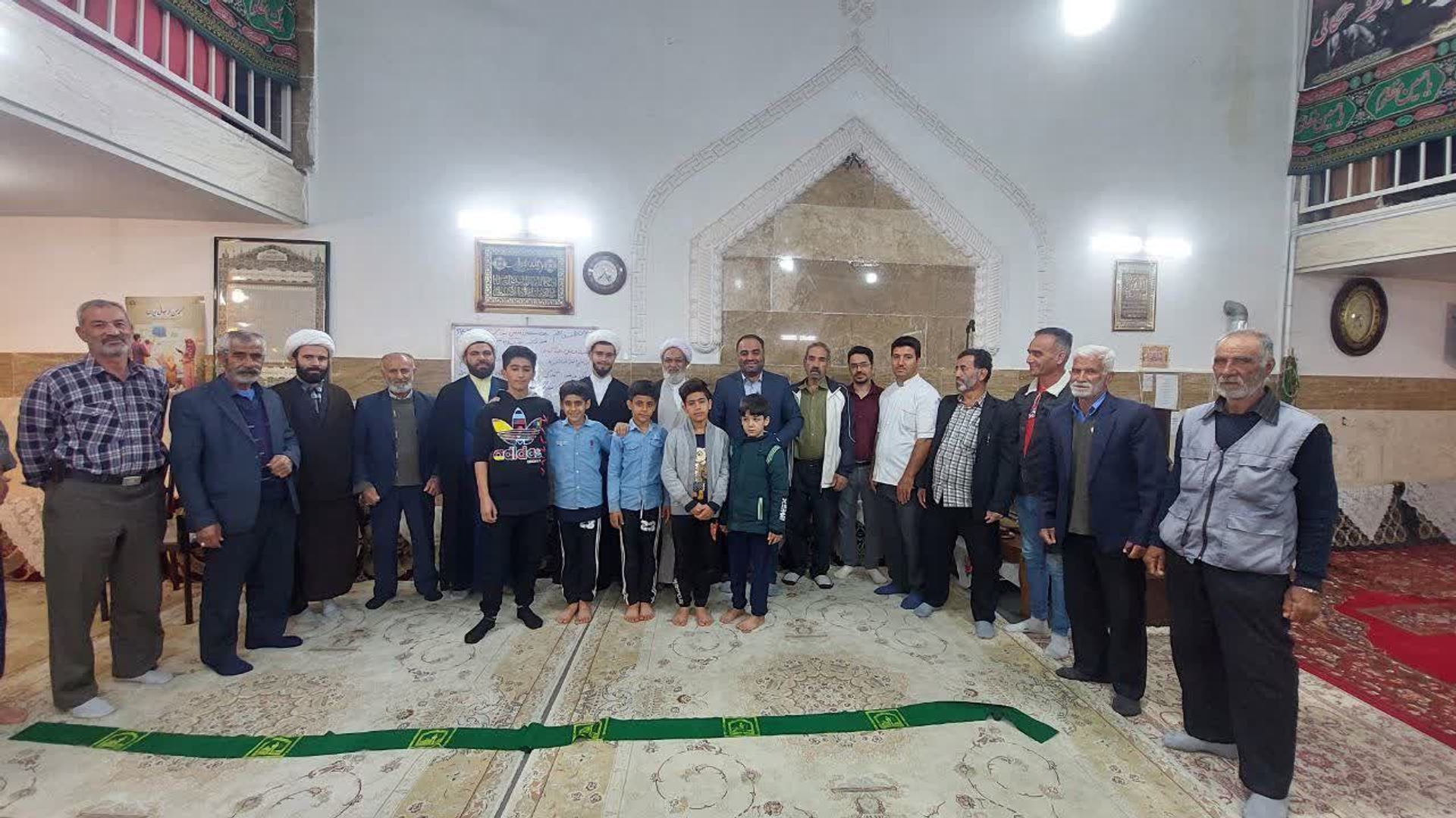 حضور امام جمعه و فرماندار شهرستان محلات در مسجد فاطمیه (س) کوی حجت (عج) محلات