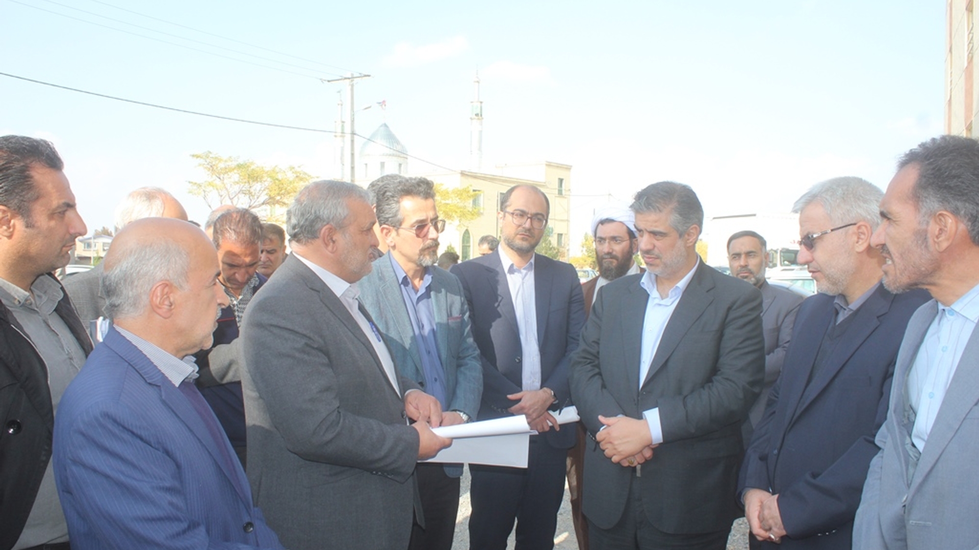 استاندار مرکزی از تعدادی از پروژه های عمرانی شهرستان خمین بازدید کرد