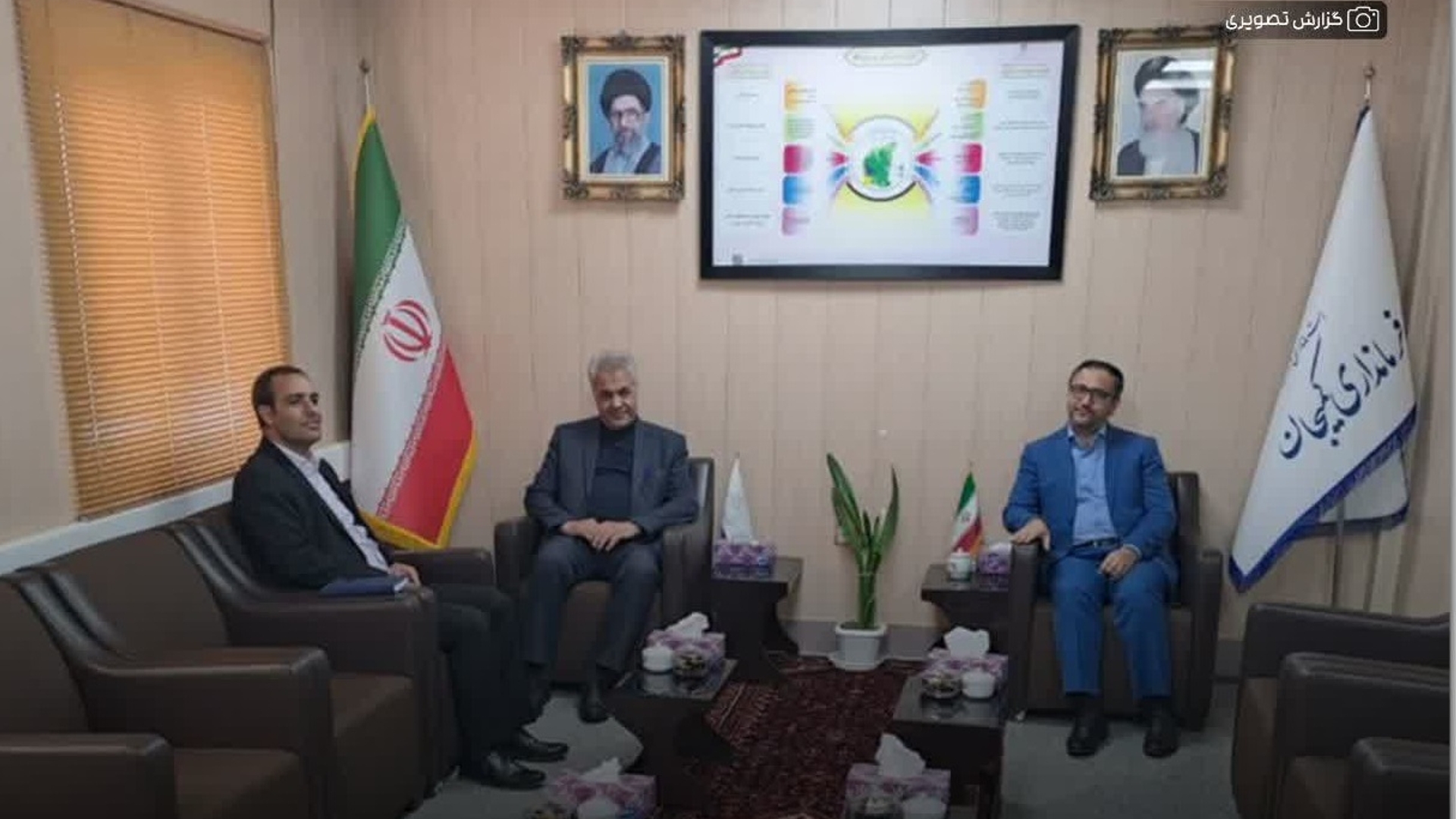 بررسی مشکلات حوزه کشاورزی شهرستان کمیجان در دیدار رئیس سازمان جهاد کشاورزی استان با فرماندار کمیجان