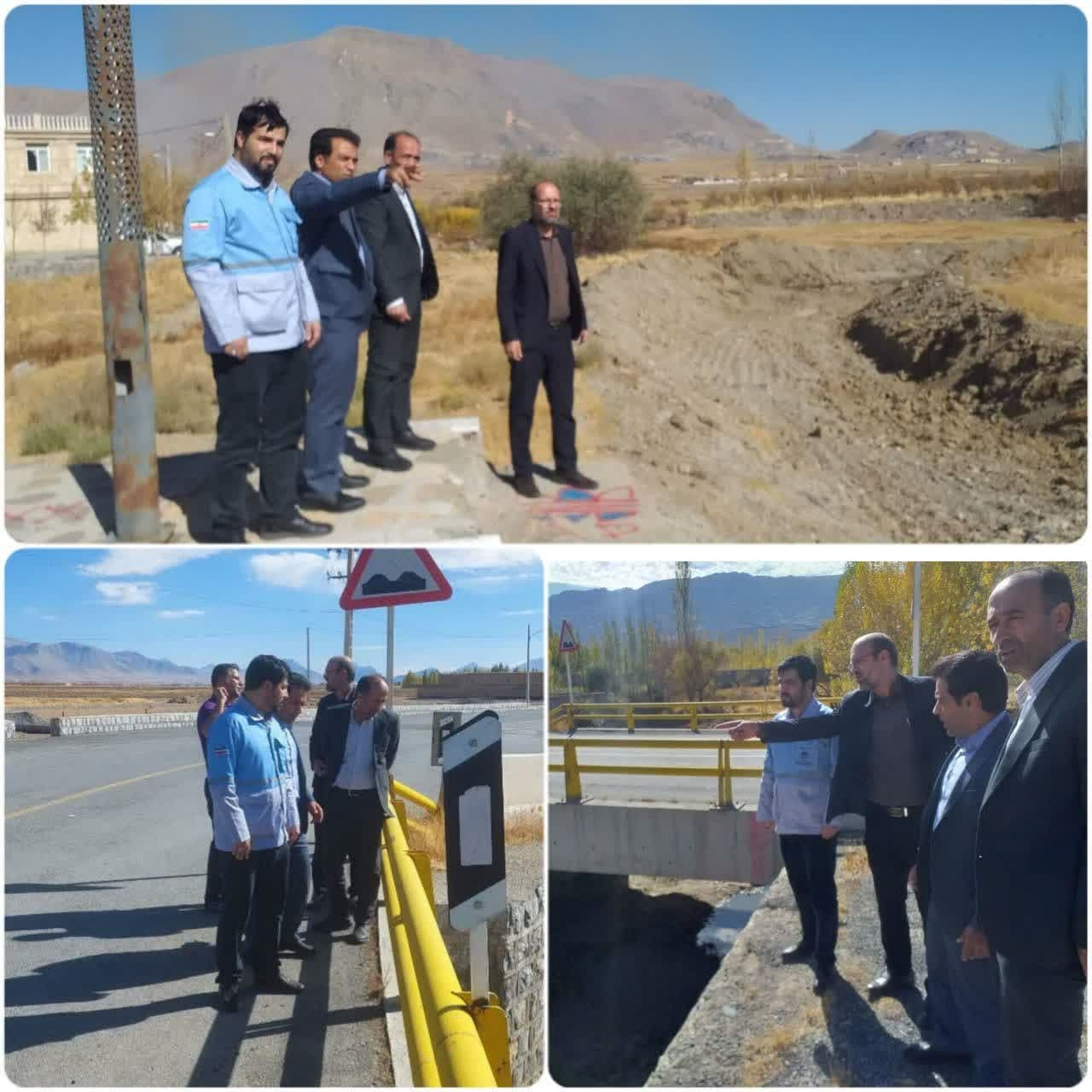 بازدید مدیرکل مدیریت بحران استانداری مرکزی از لایروبی رودخانه‌های شهرستان شازند