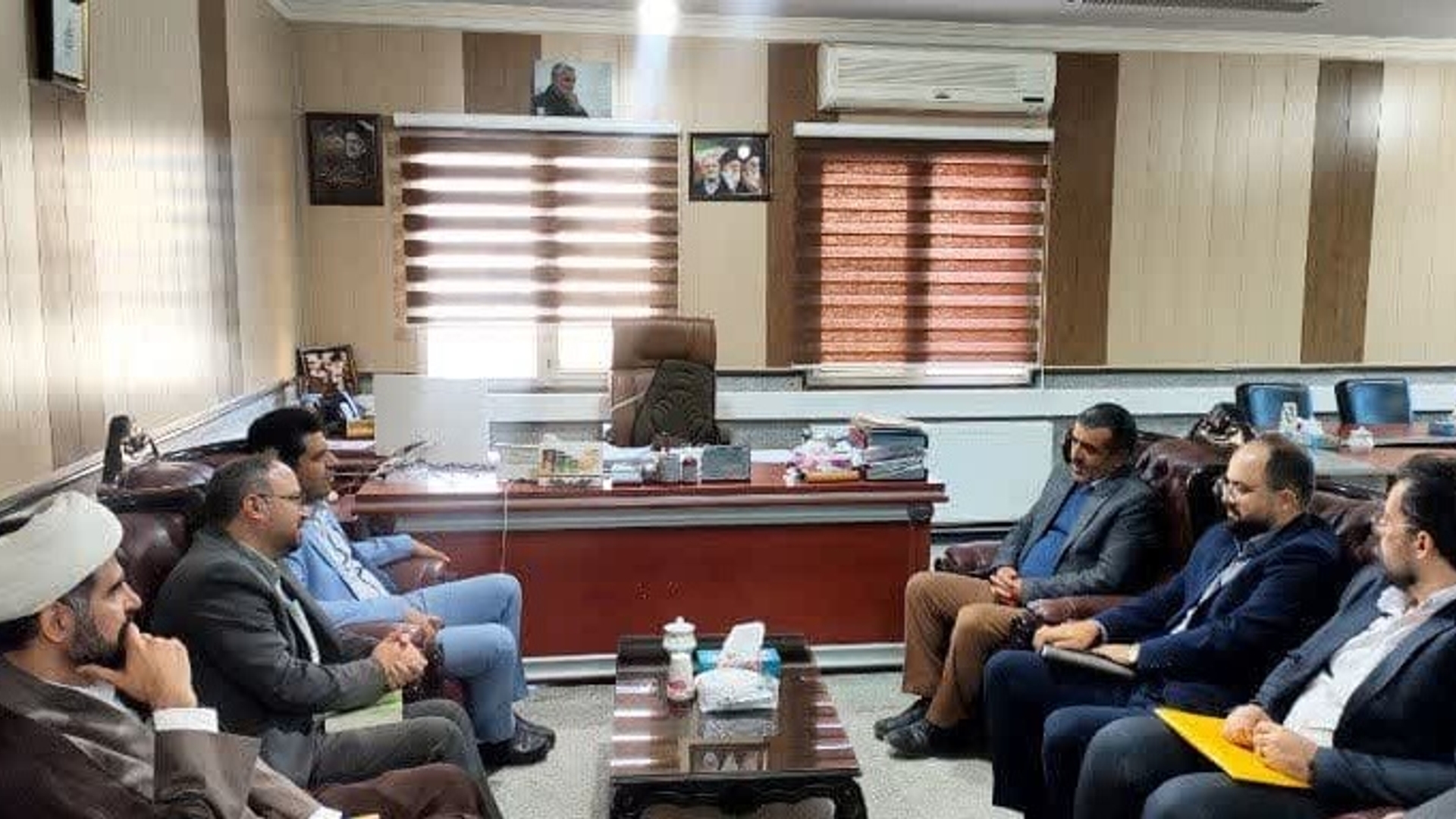 دیدار معاون محترم اجتماعی و پیشگیری از وقوع جرم دادگستری استان با فرماندار