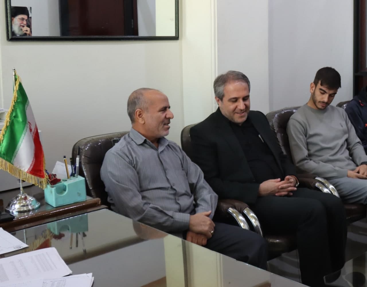 دیدار فرماندار ویژه ساوه با فرمانده بسیج ادارات