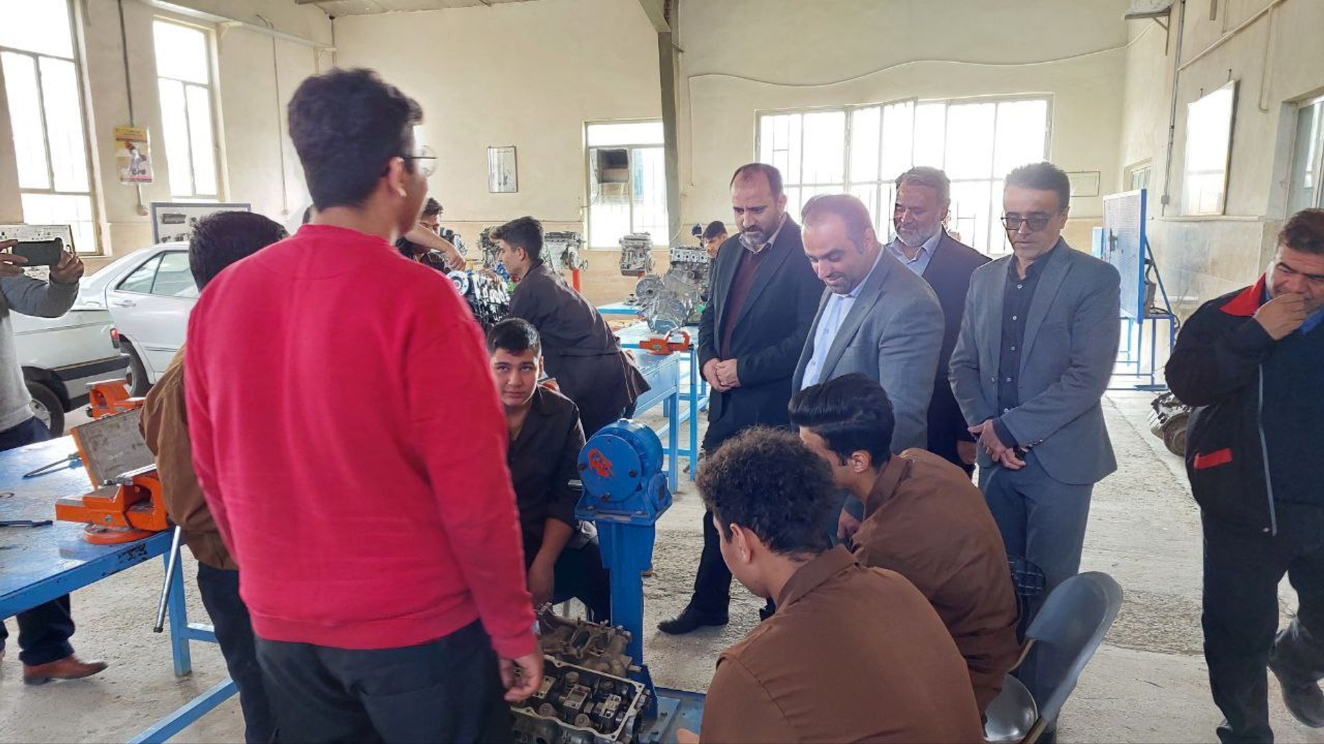 بررسی میدانی مرکز آموزش فنی و حرفه‌ای شهرستان محلات